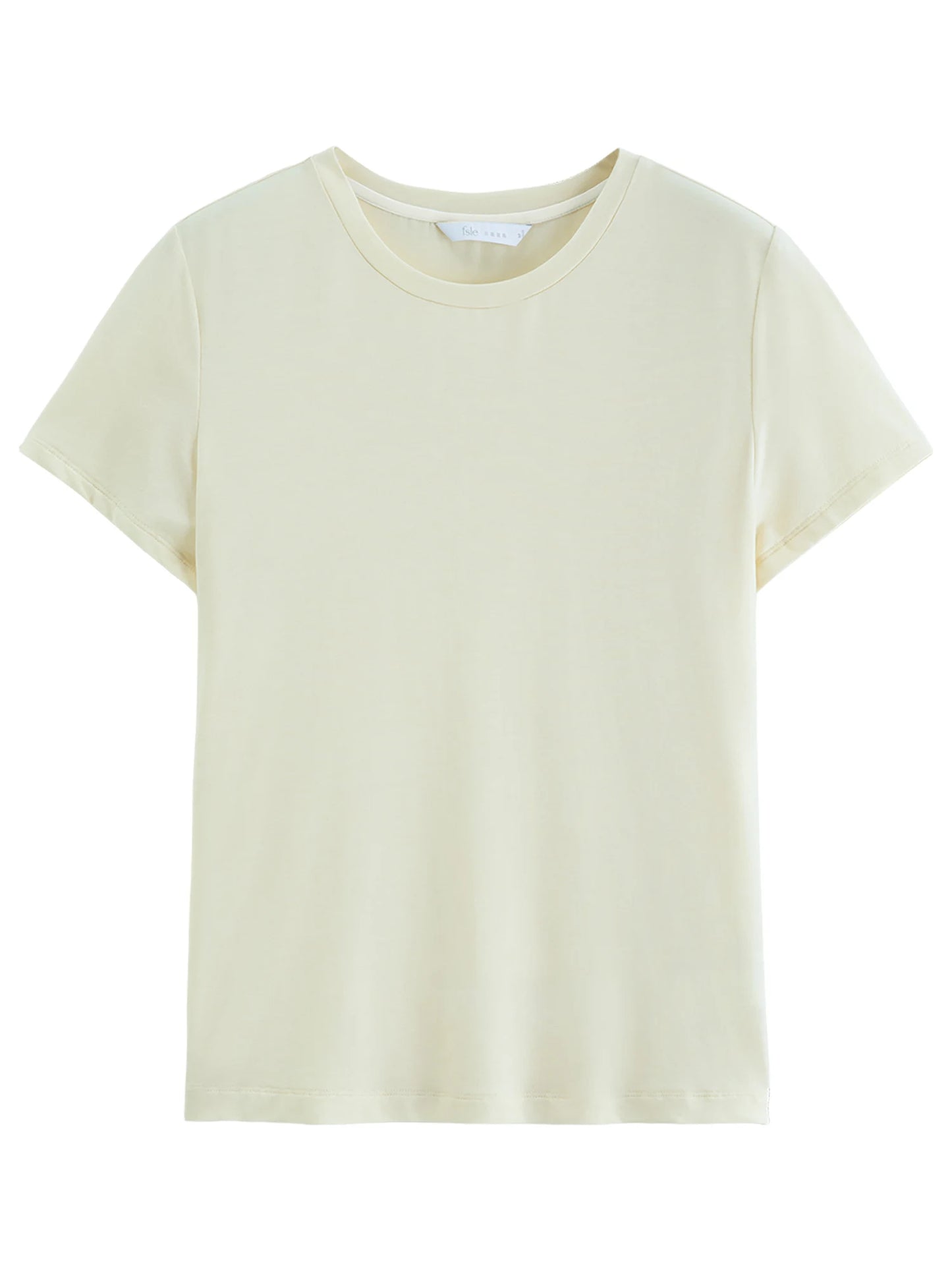 Charcoal Structured Shoulder Cotton Tee