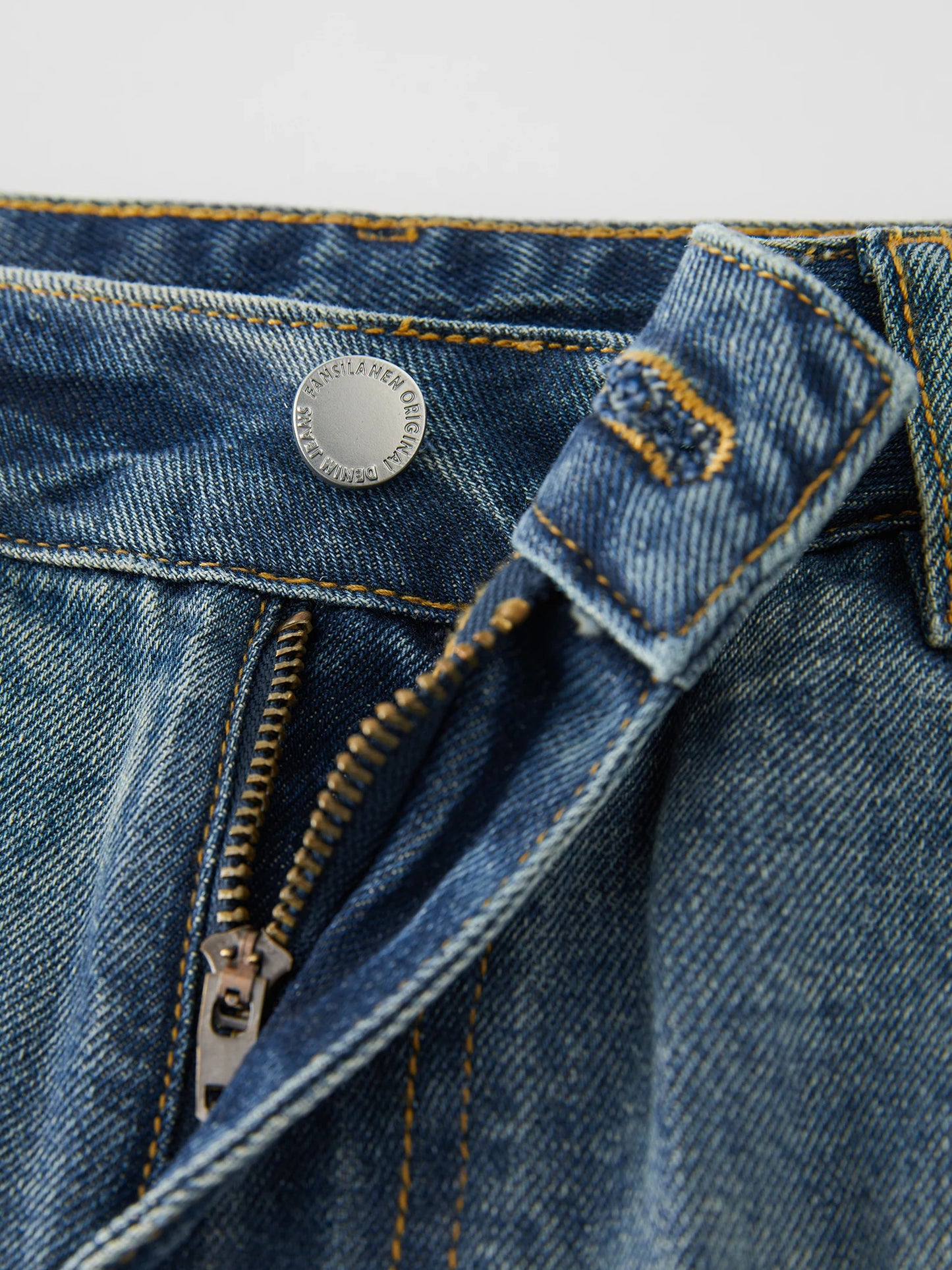 Grey Wash Wide Leg Jeans
