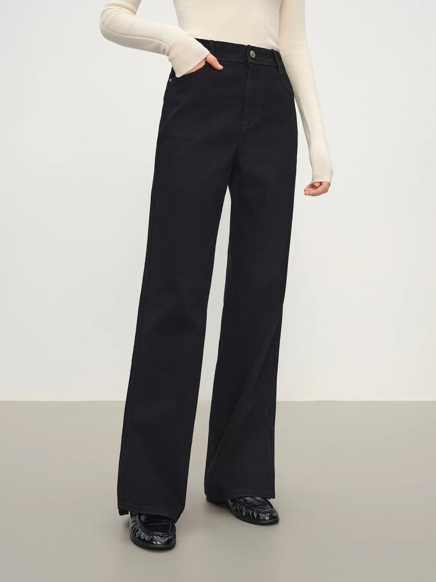 Deep Indigo Straight Leg Jeans