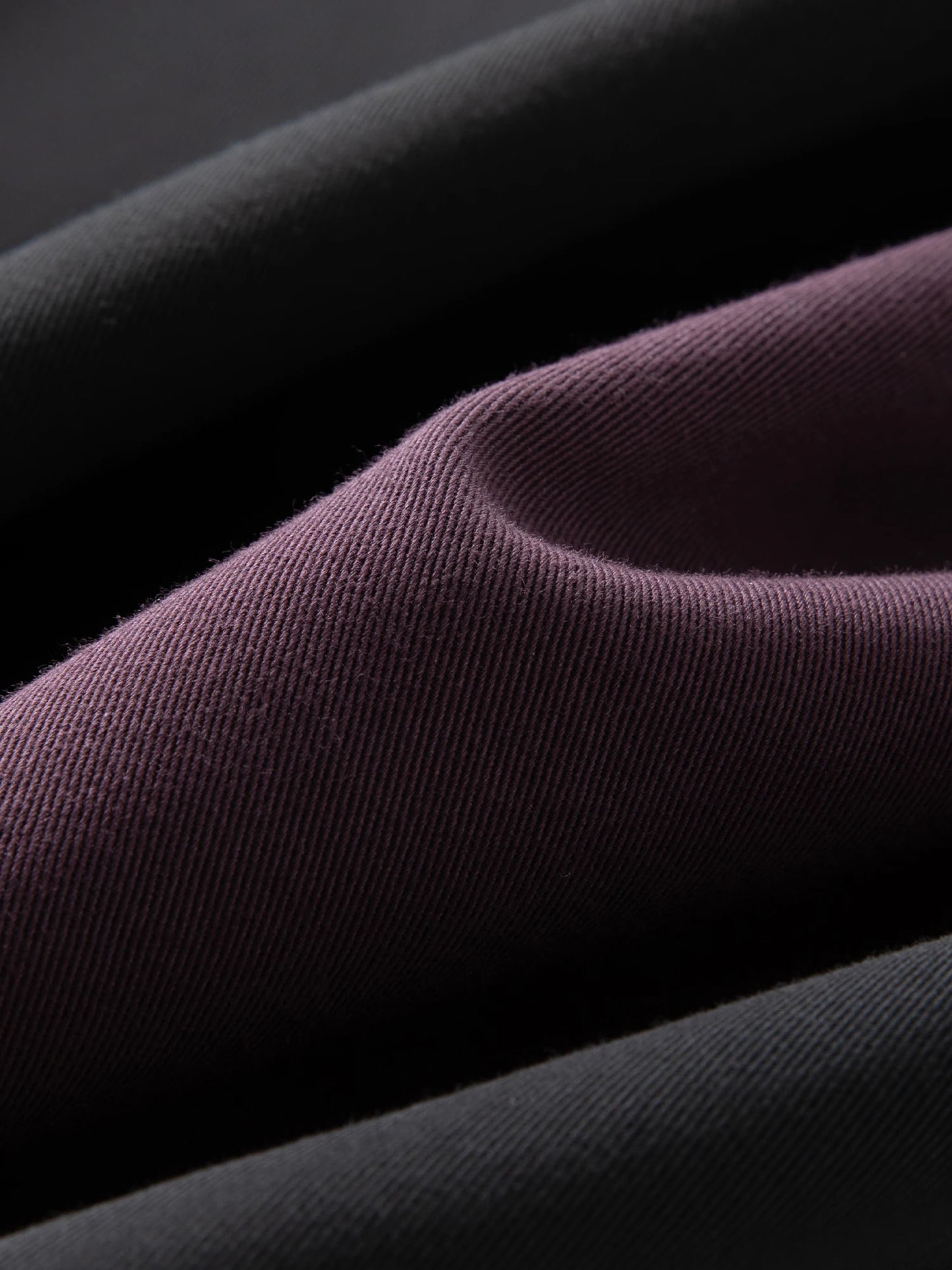 Burgundy Wide Leg Suit Trousers