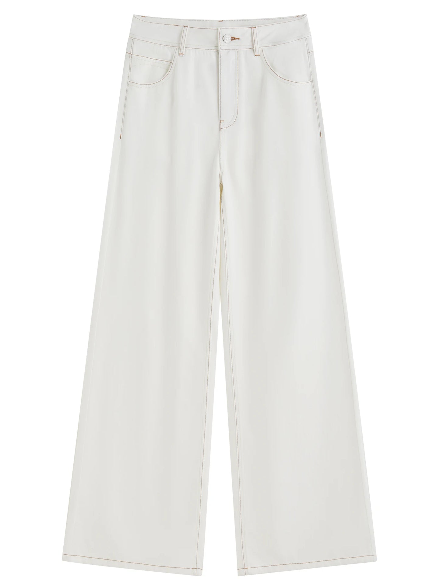 Light Blue Straight Leg Jeans