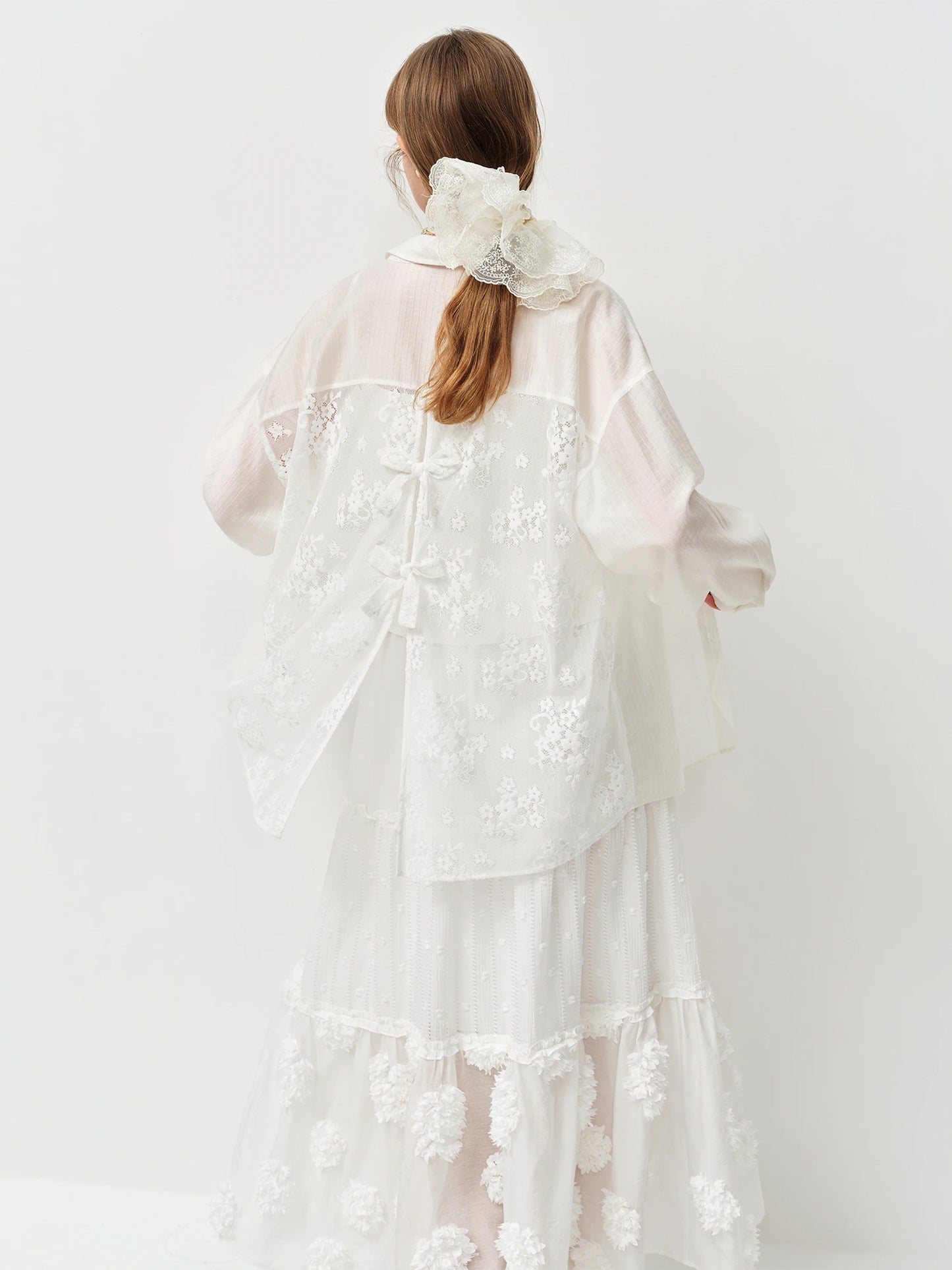 White Oversized Cotton Button Shirt
