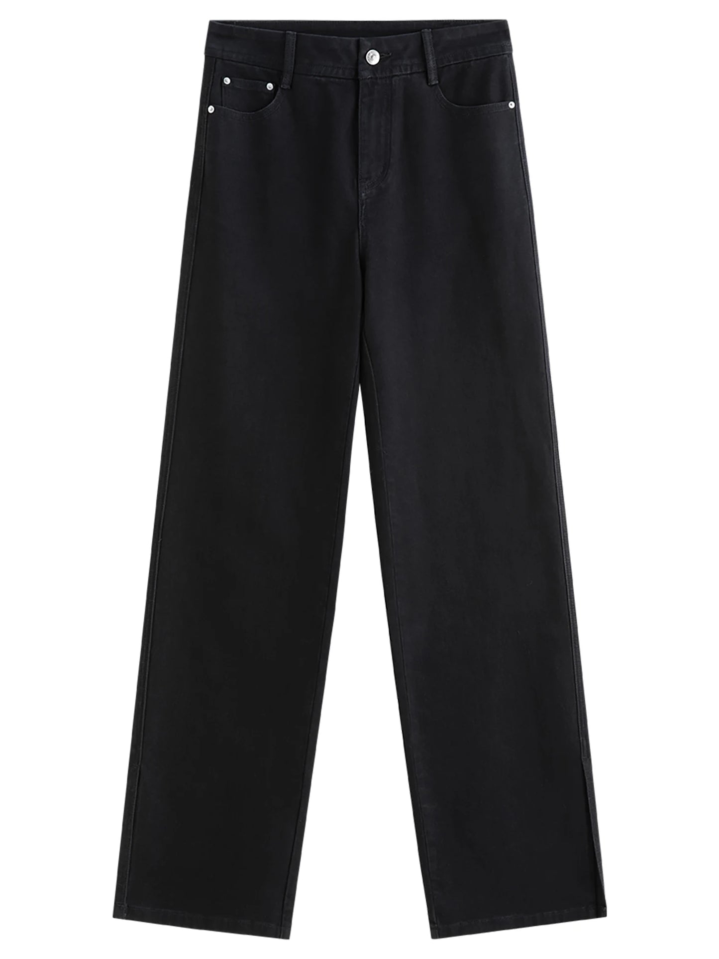 Deep Indigo Straight Leg Jeans
