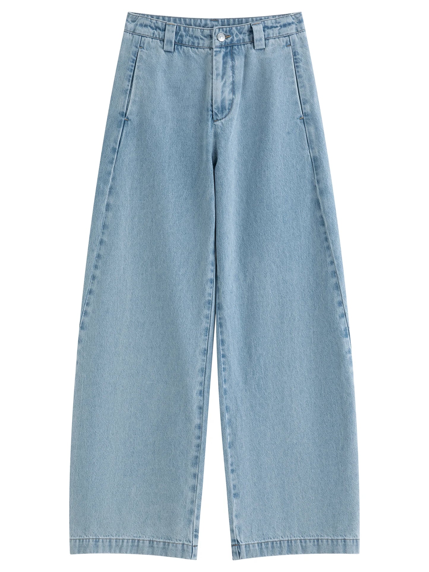 Light Wash Barrel Leg Jeans