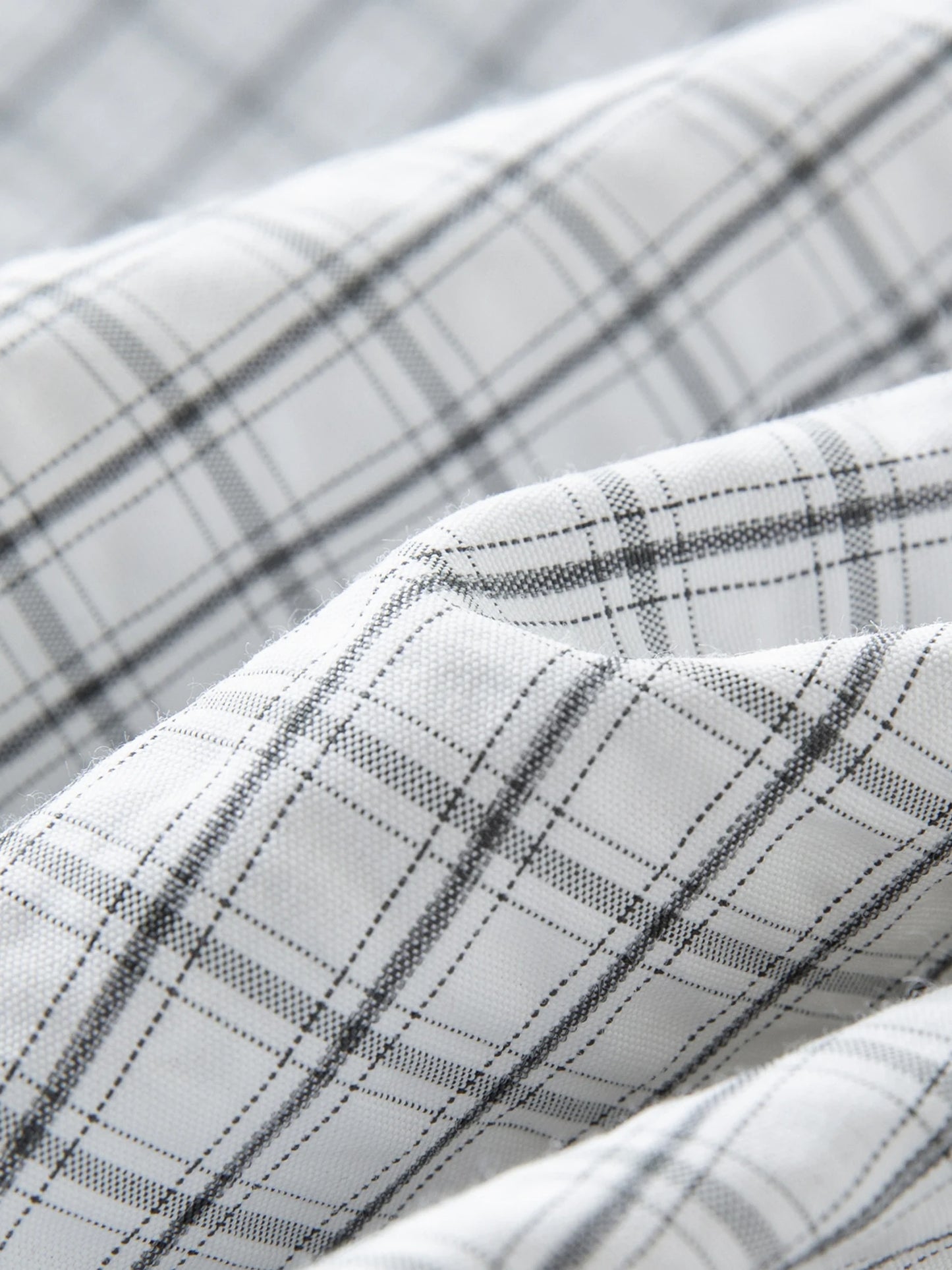Gingham Tie Waist Button Shirt
