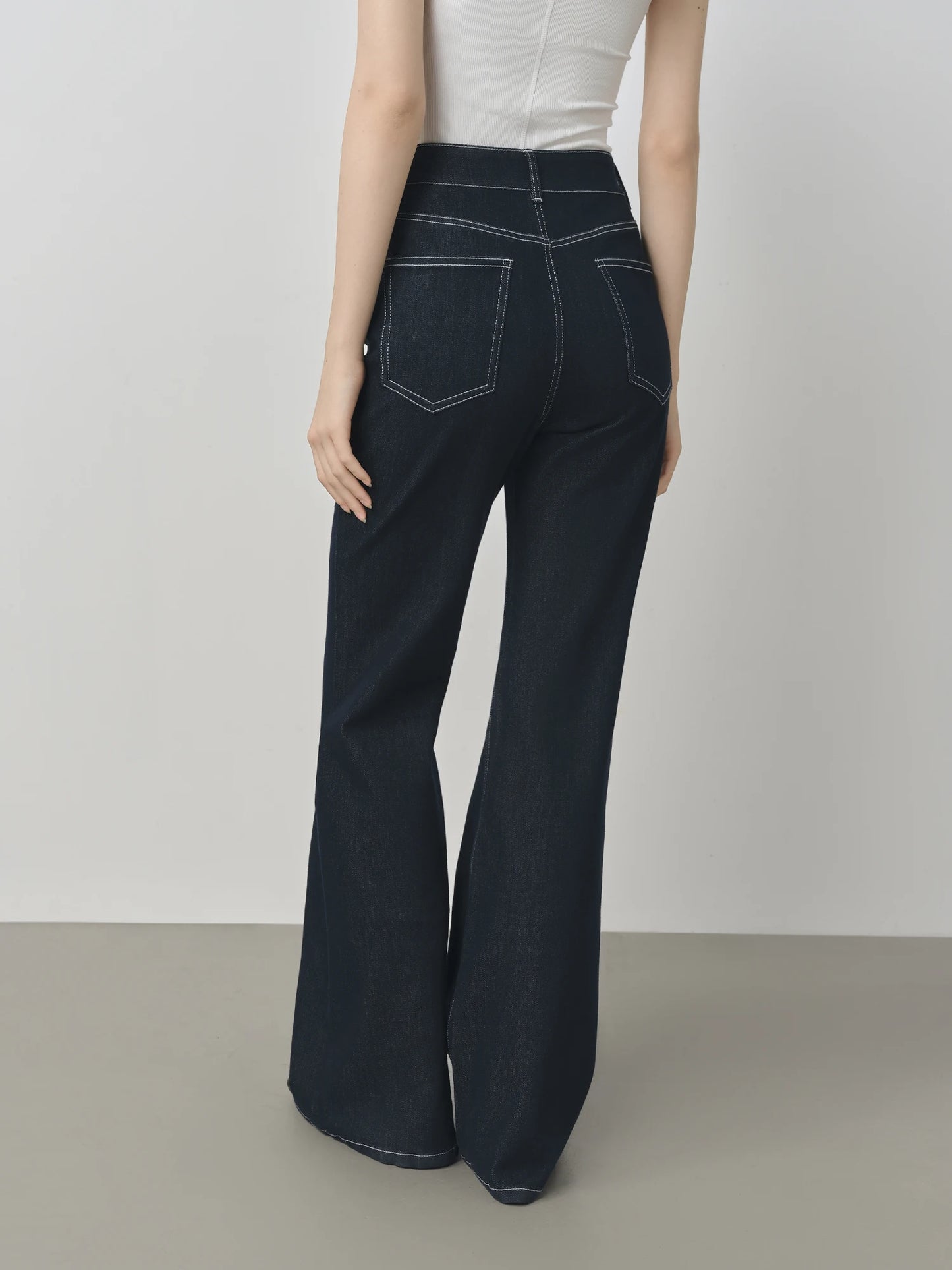Dark Indigo Slim Straight Jeans