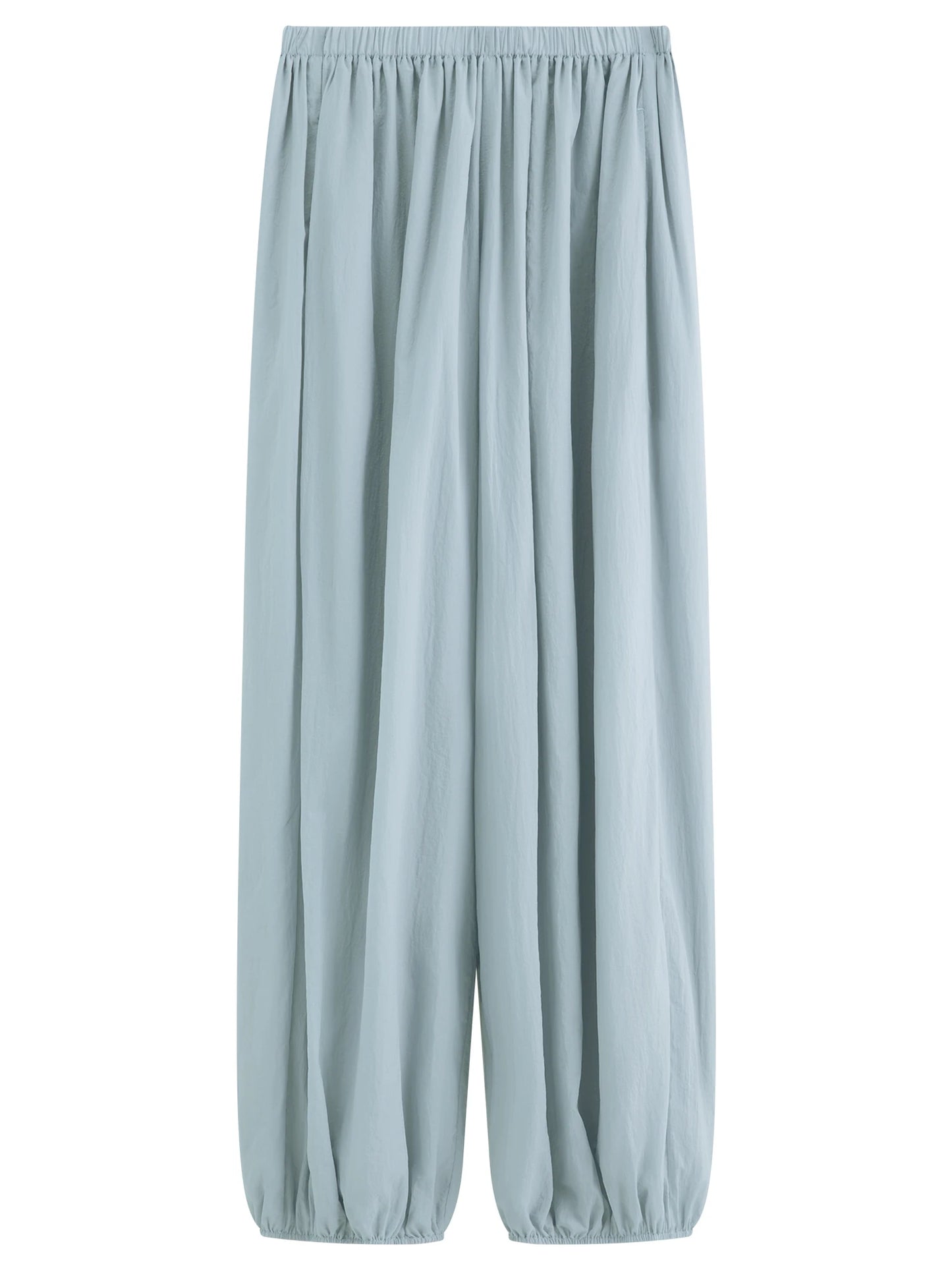 Pale Blue Balloon Harem Pants
