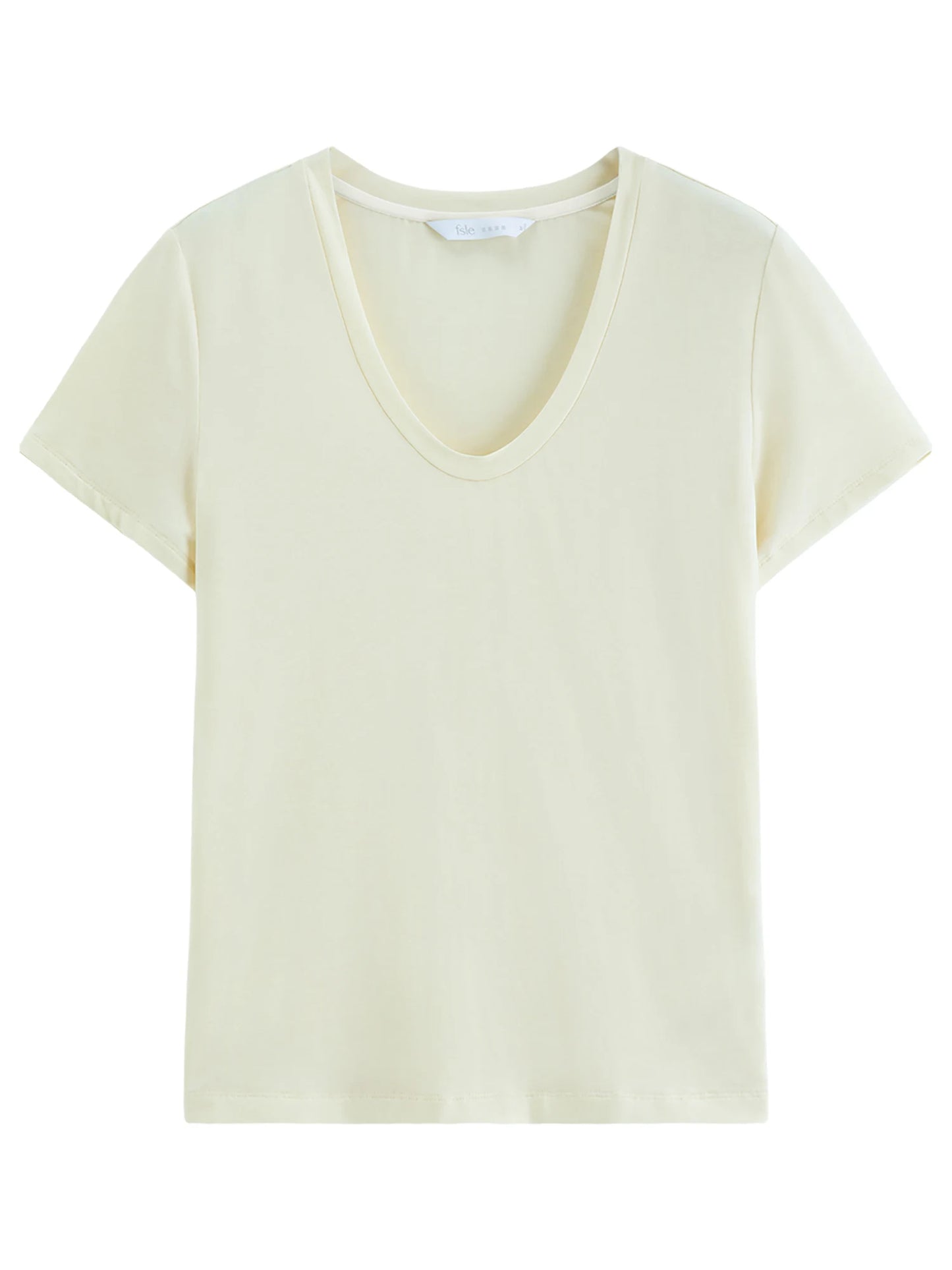 Charcoal Structured Shoulder Cotton Tee