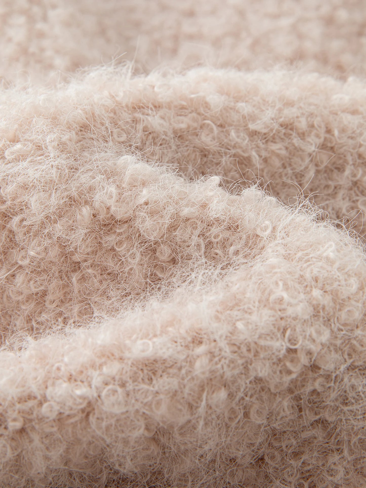 Blush Boucle Button Jacket