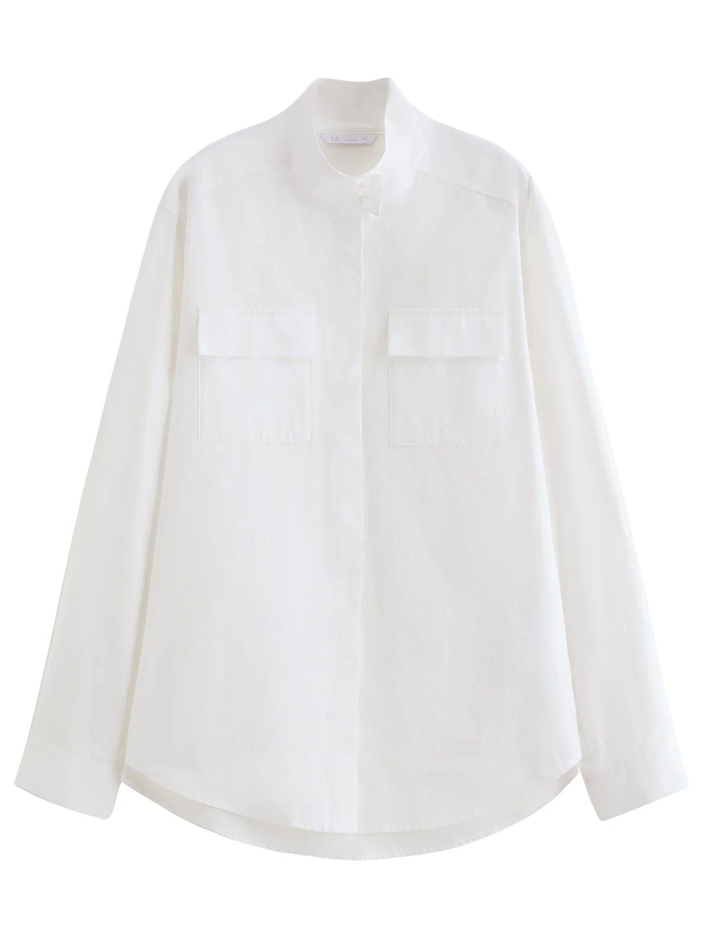 Pale Blue Oversized Utility Shirt