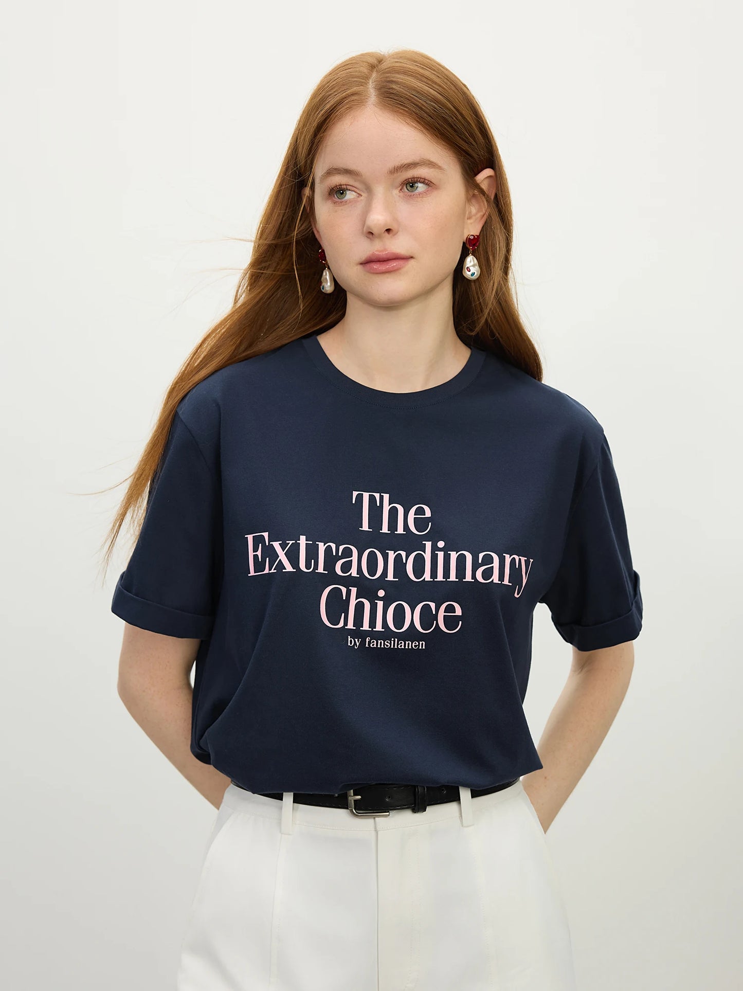 Butter Yellow Letter Print Tee