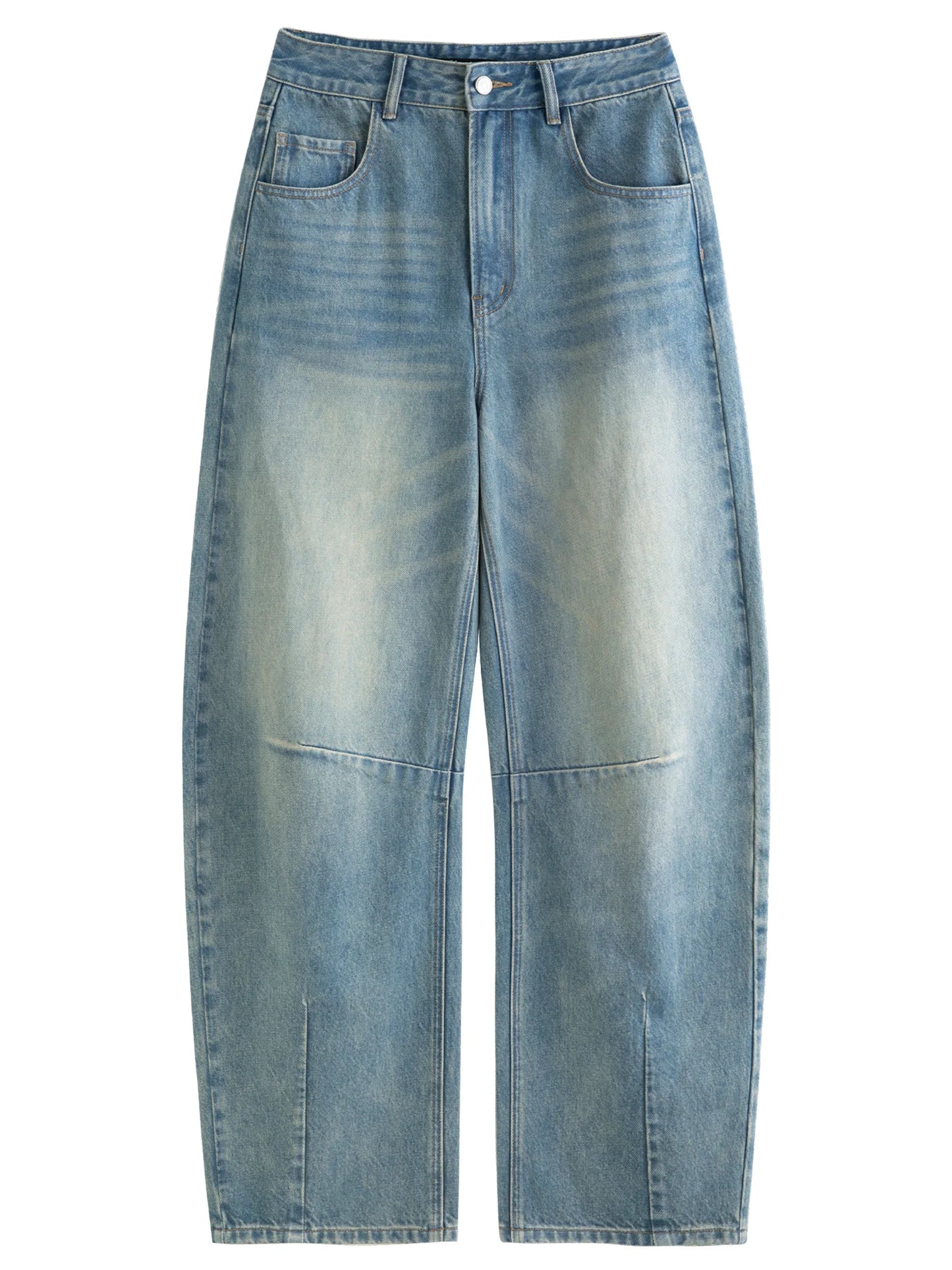 Charcoal Relaxed Wide Leg Jeans