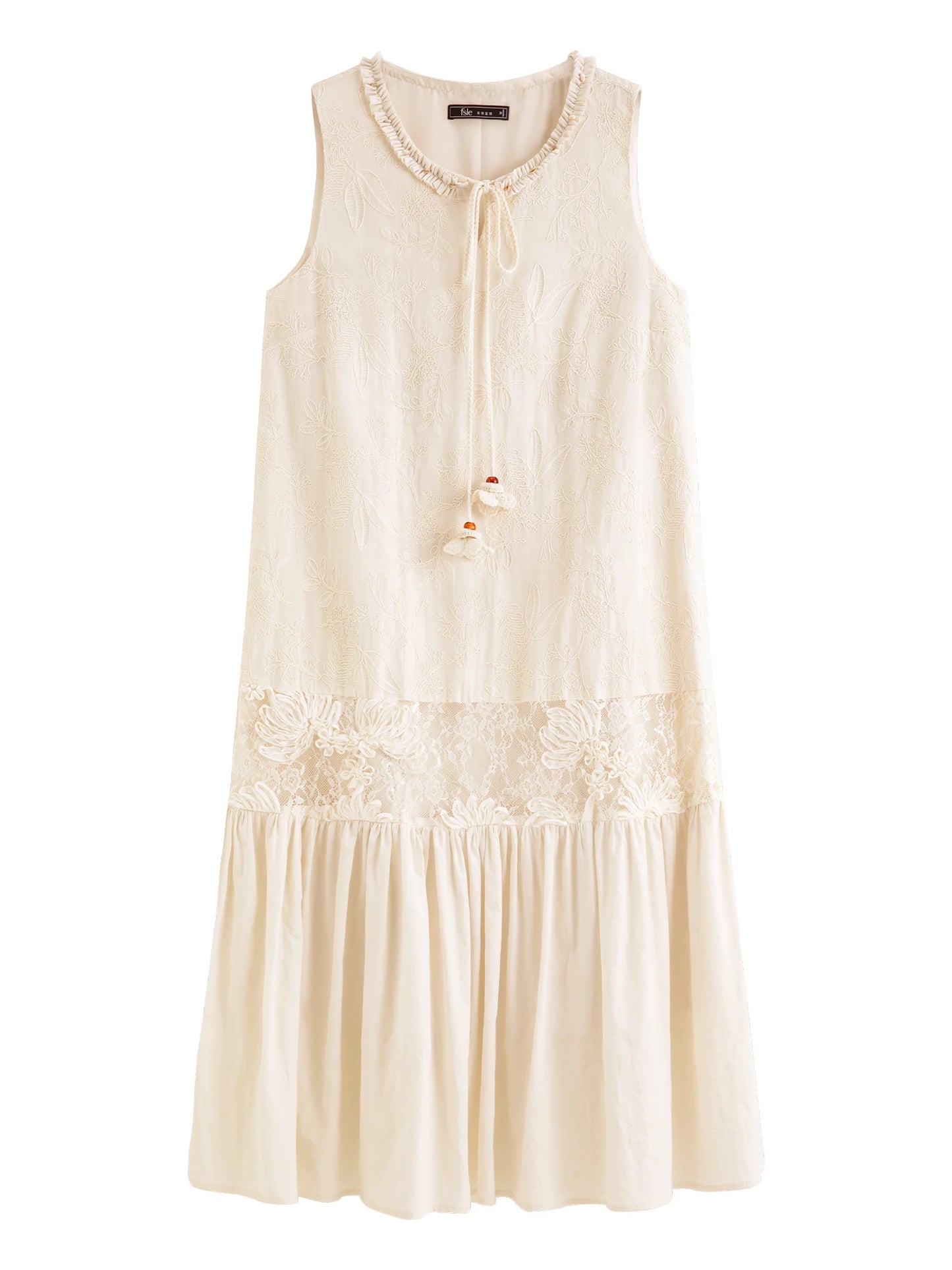 Champagne Tiered Satin Maxi Dress