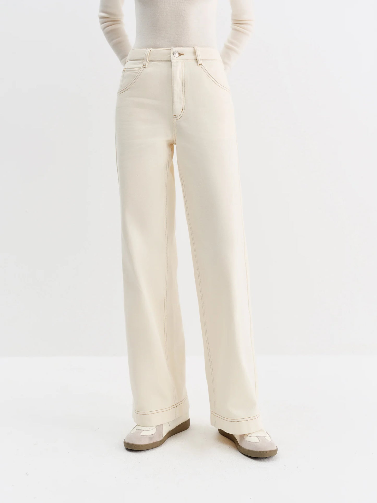 Dark Indigo Straight Leg Jeans