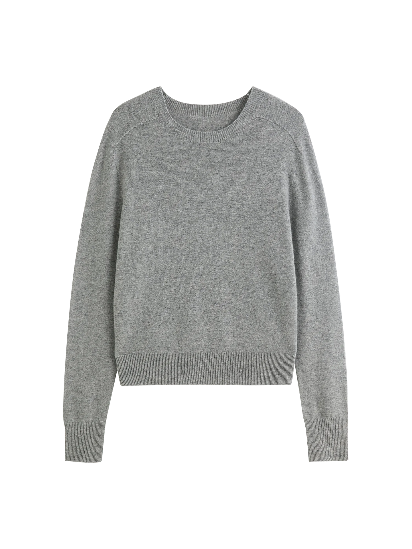 Powder Blue Crew Neck Knit Top