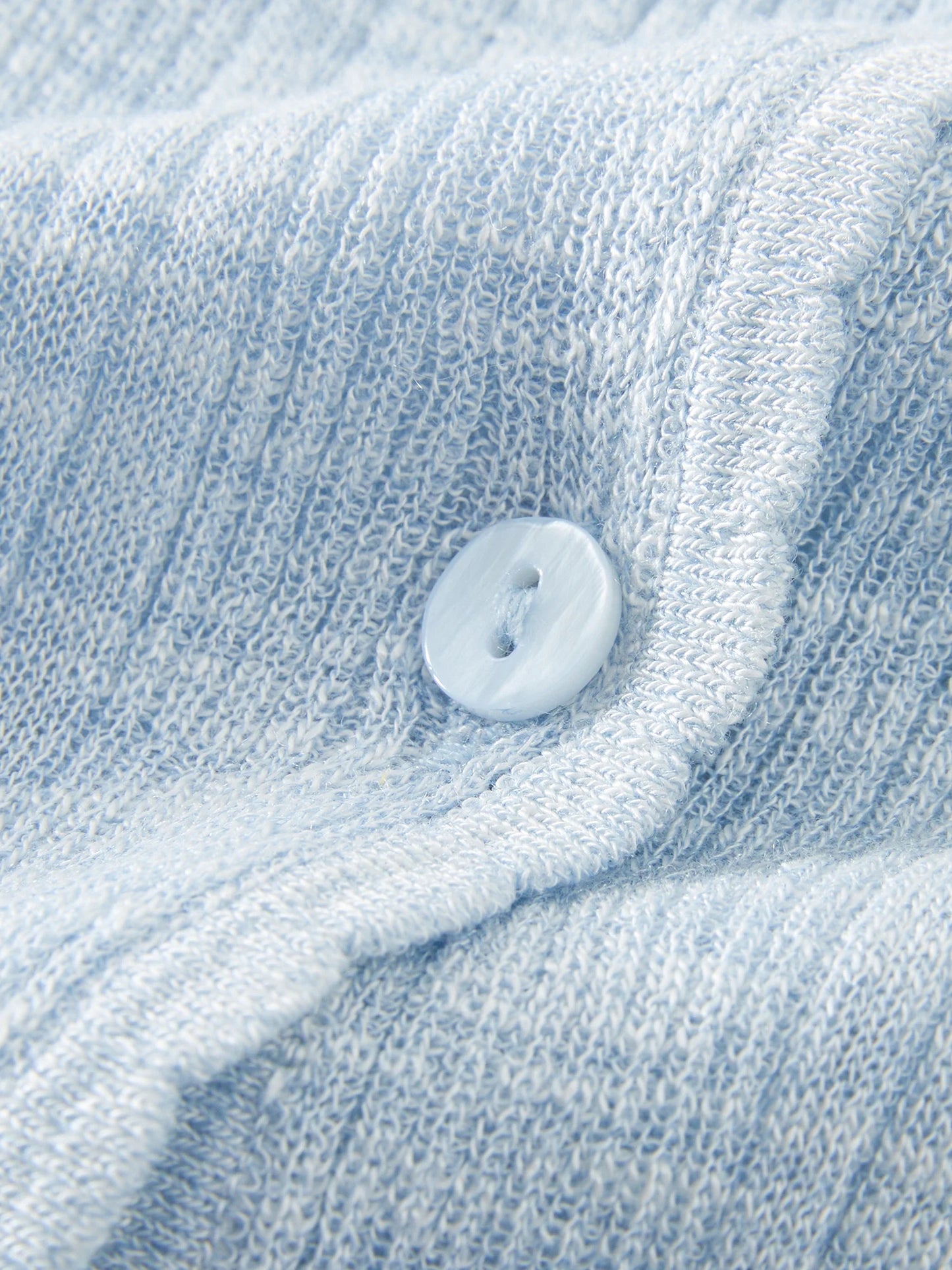 Powder Blue Sheer Knit Cardigan
