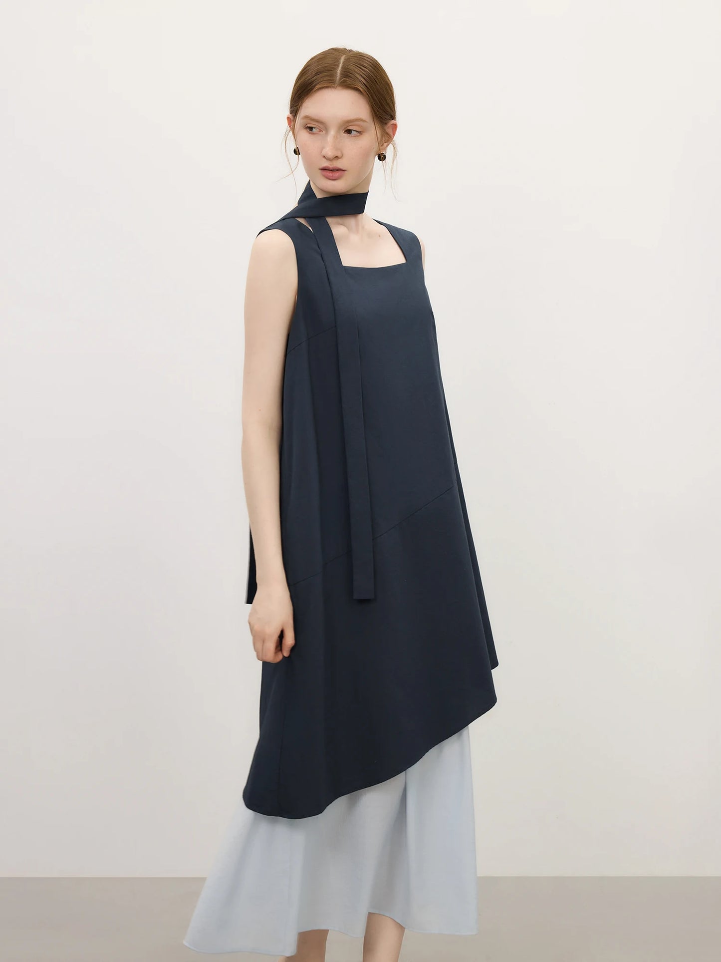 Butter Yellow Layered Sleeveless Maxi Dress