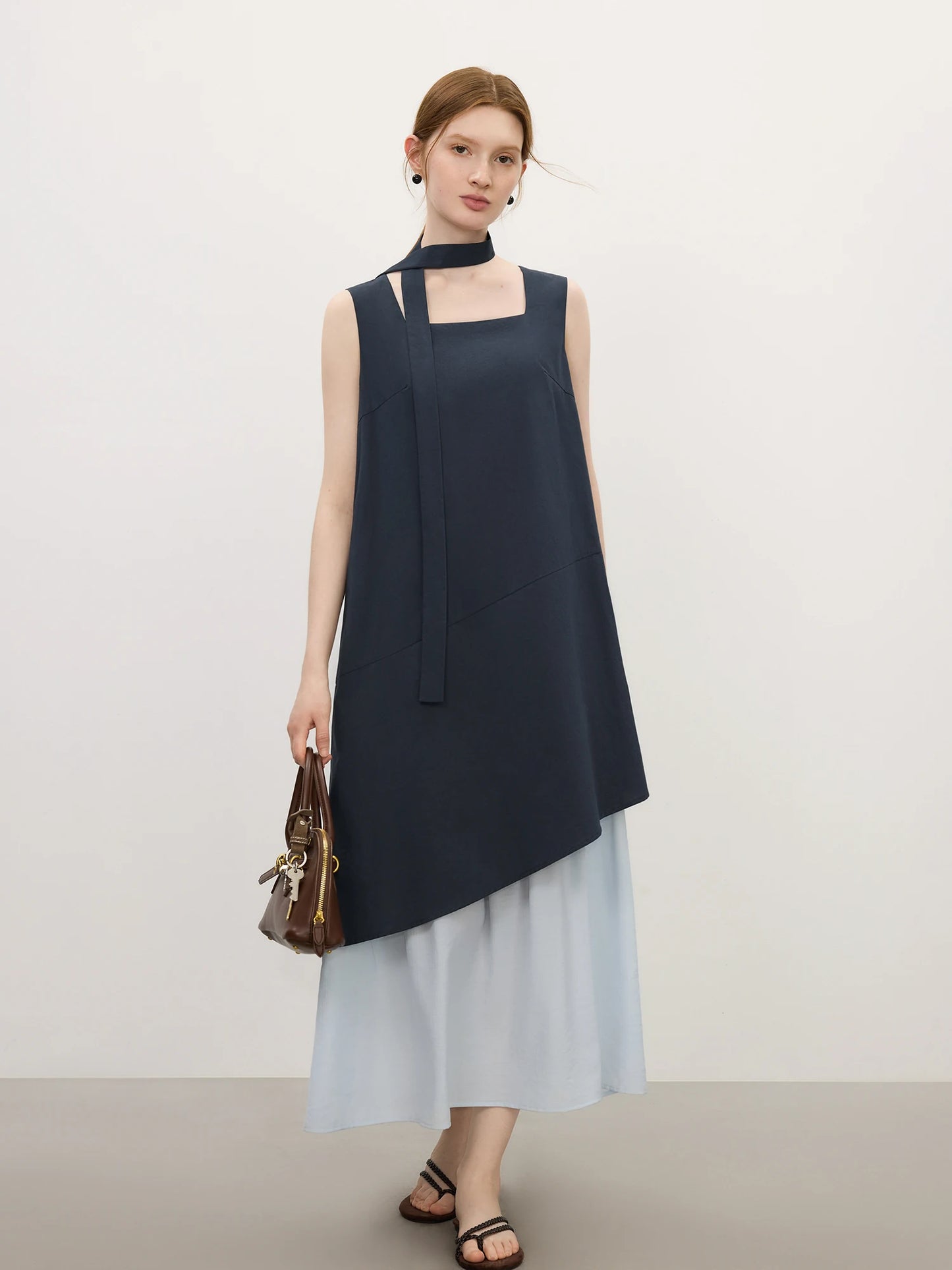 Butter Yellow Layered Sleeveless Maxi Dress