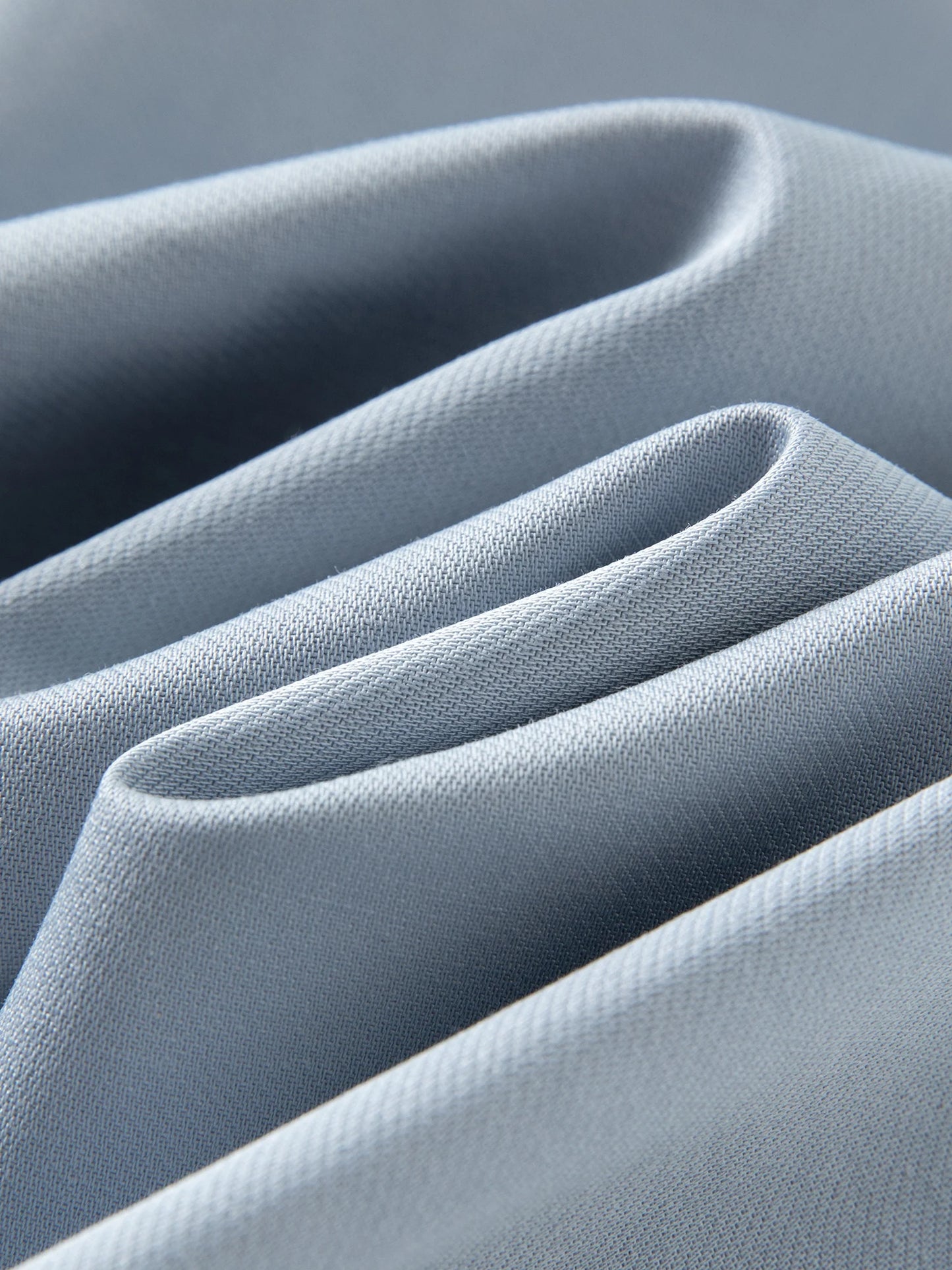 Pale Blue Flowing A-Line Maxi Skirt