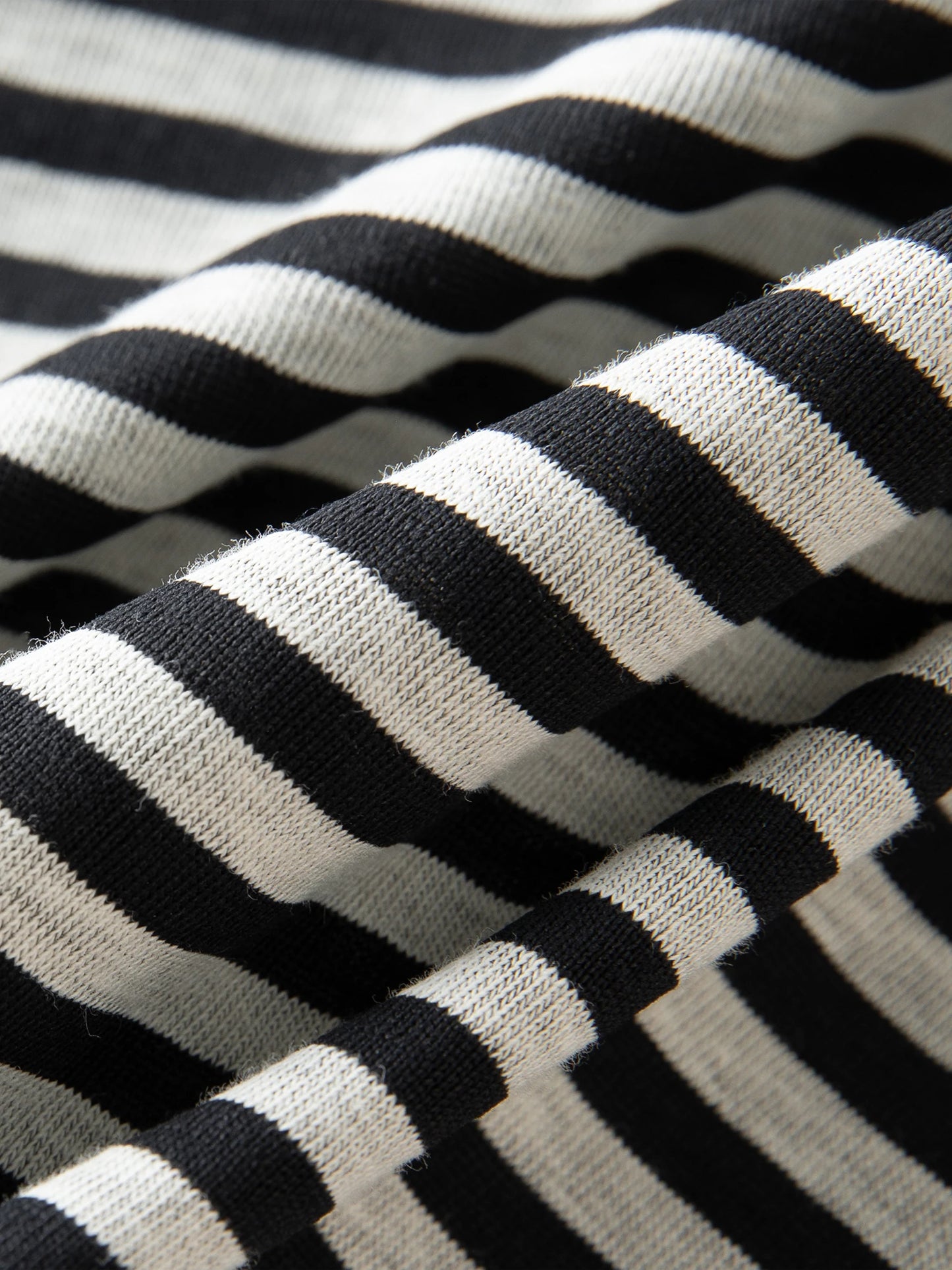 Striped V Neck Layered Long Sleeve Tee