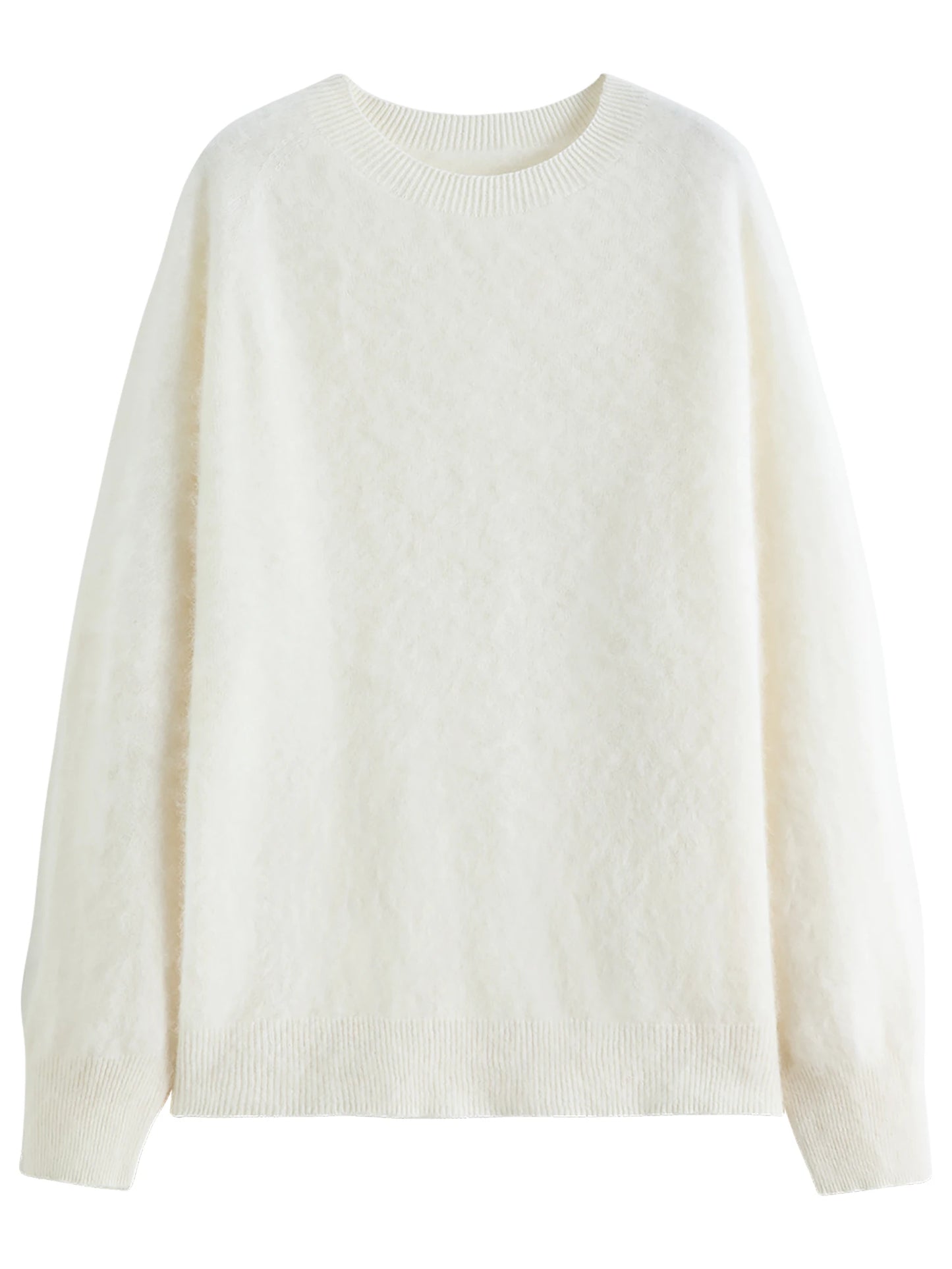 Butter Yellow Crew Neck Knit Sweater
