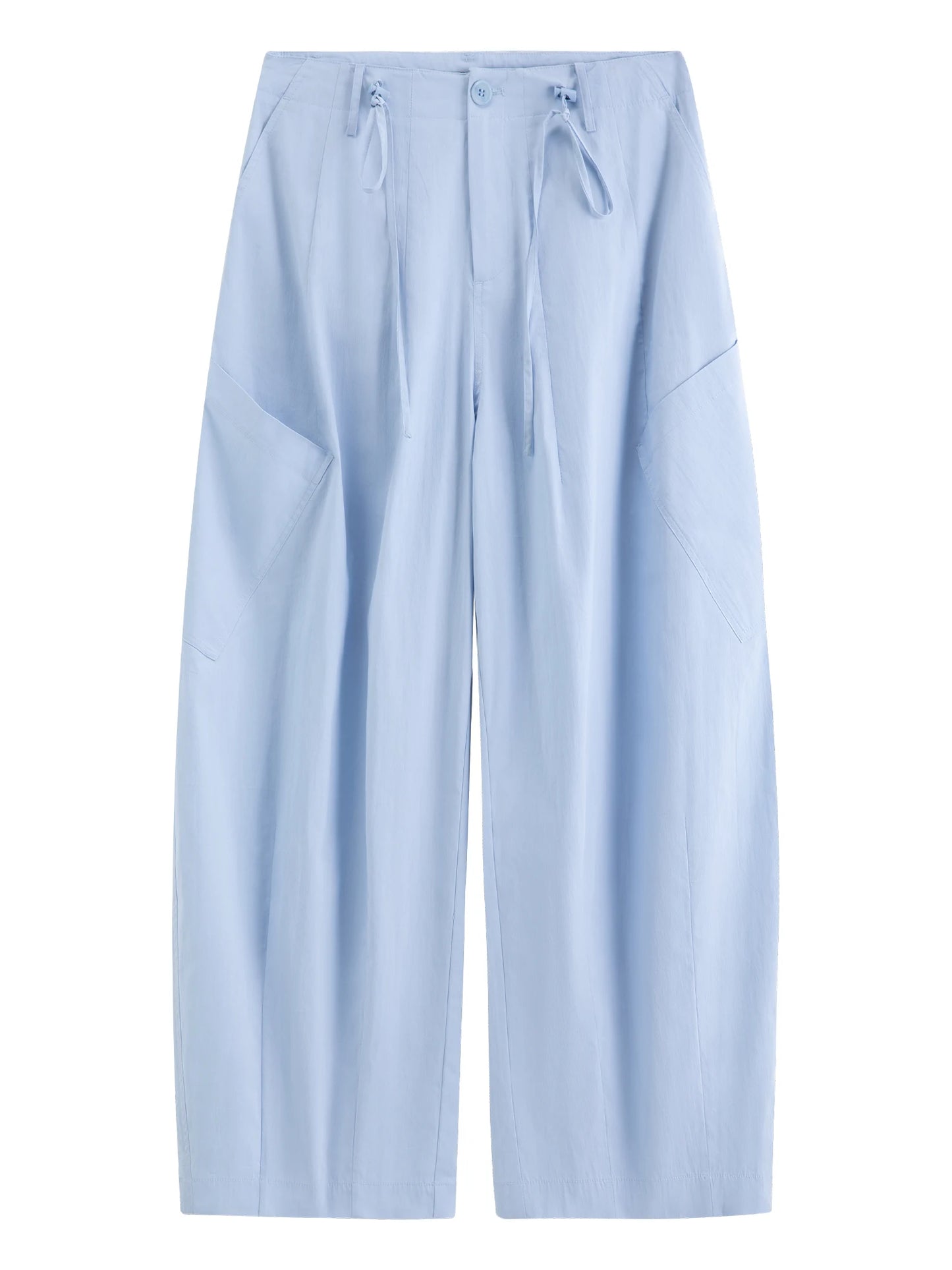 Burgundy Relaxed Balloon Pants