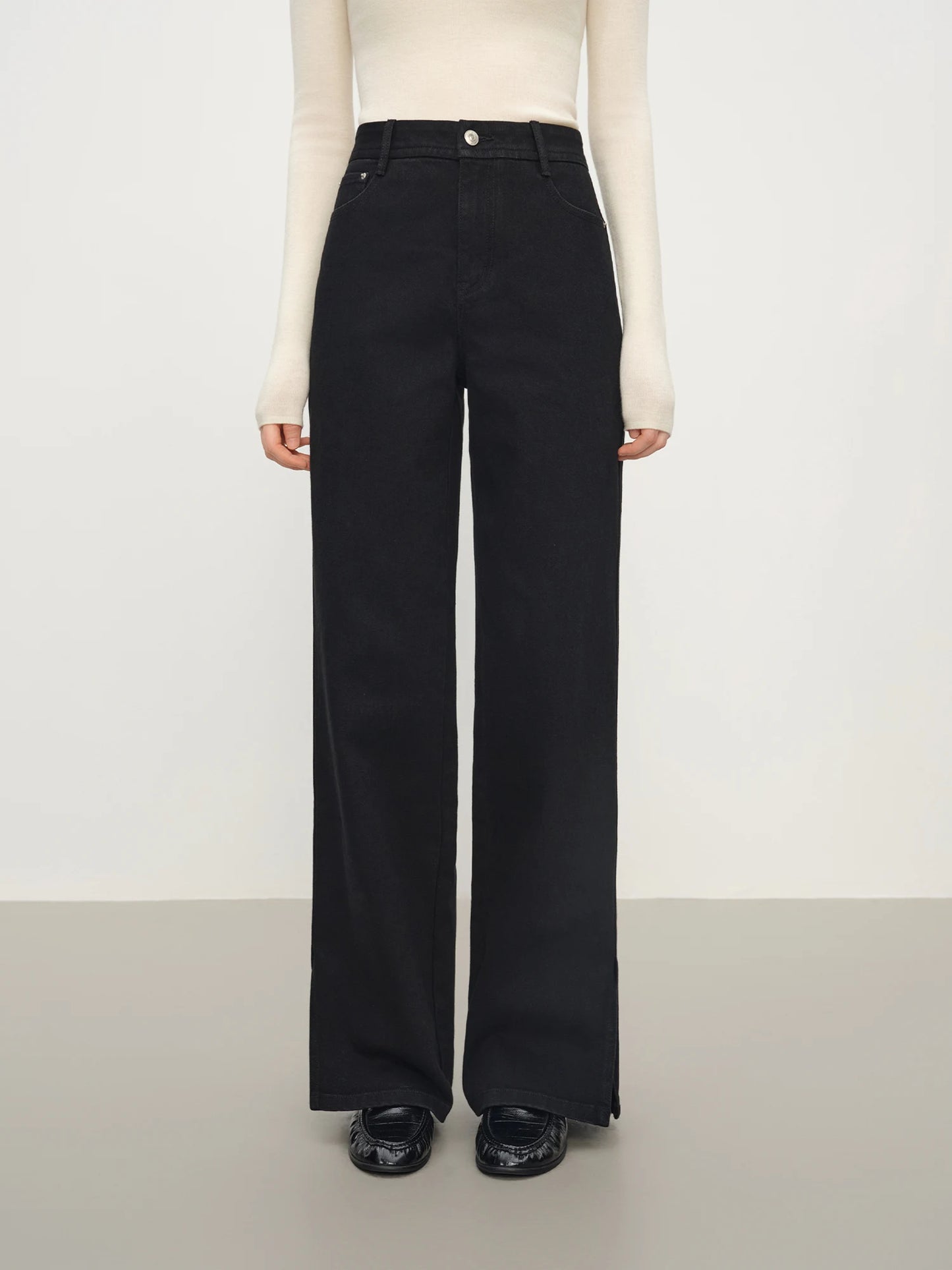 Deep Indigo Straight Leg Jeans