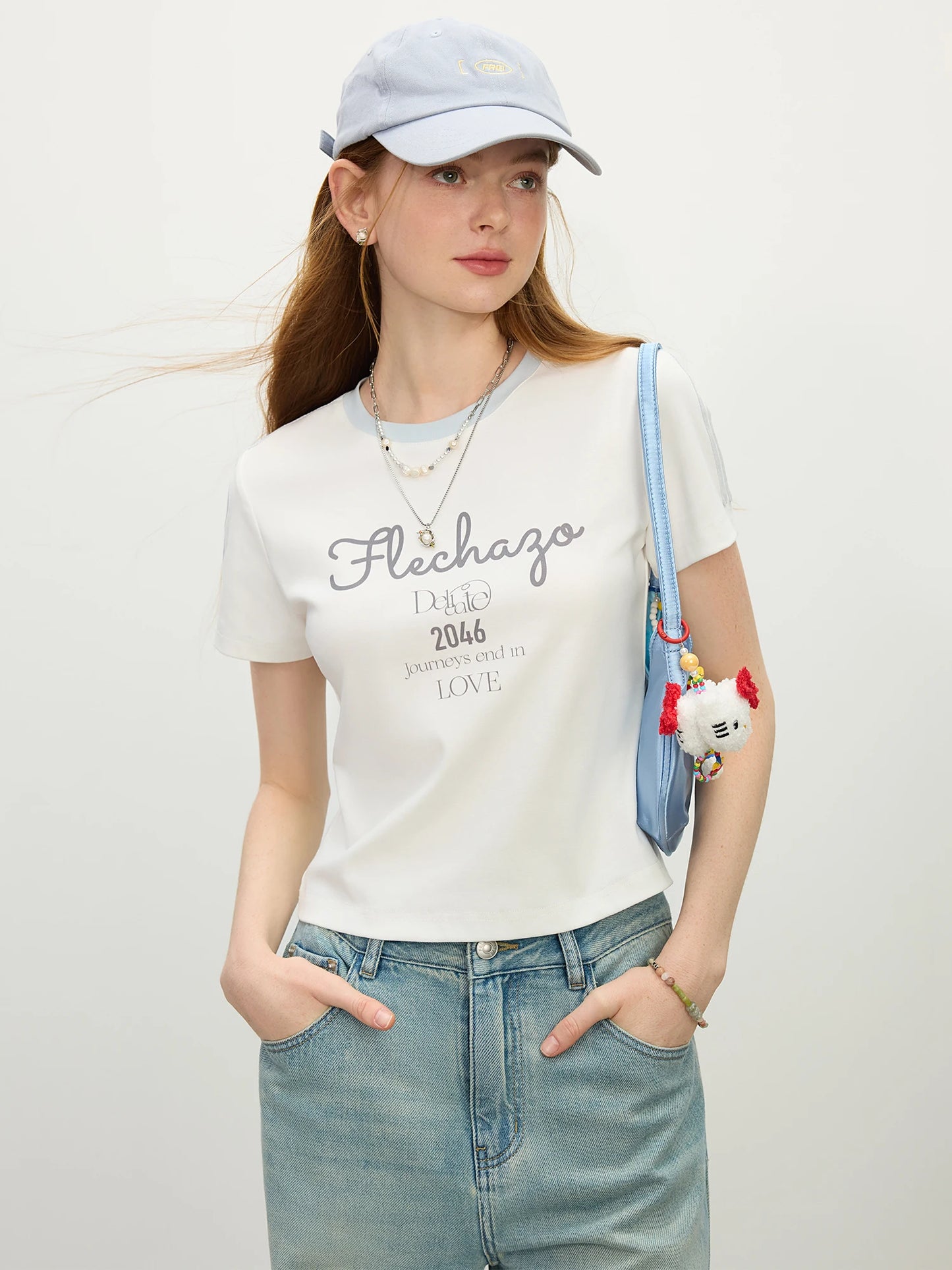 Navy V Neck Athletic Jersey Tee