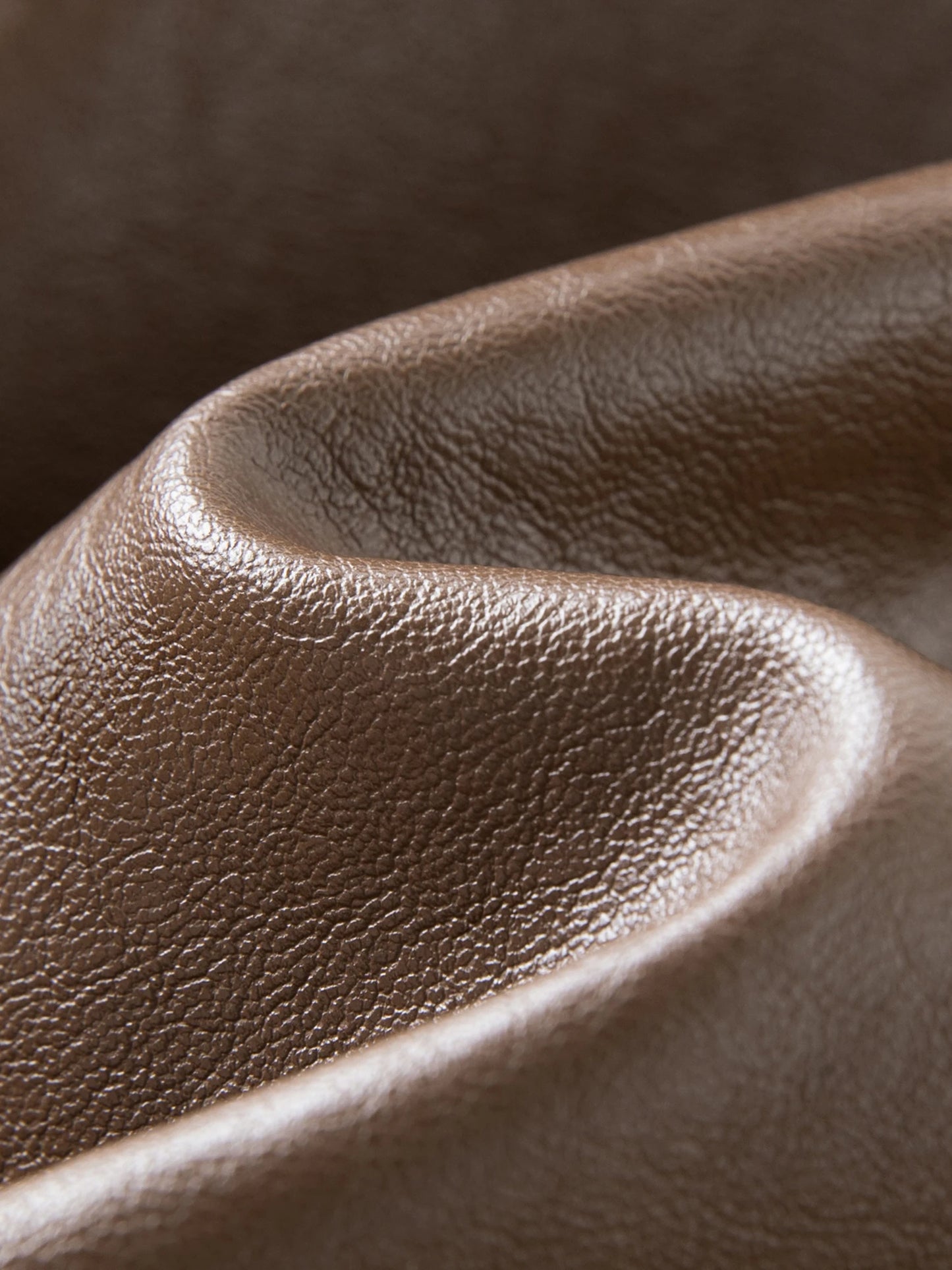 Brown Belted Leather Biker Jacket