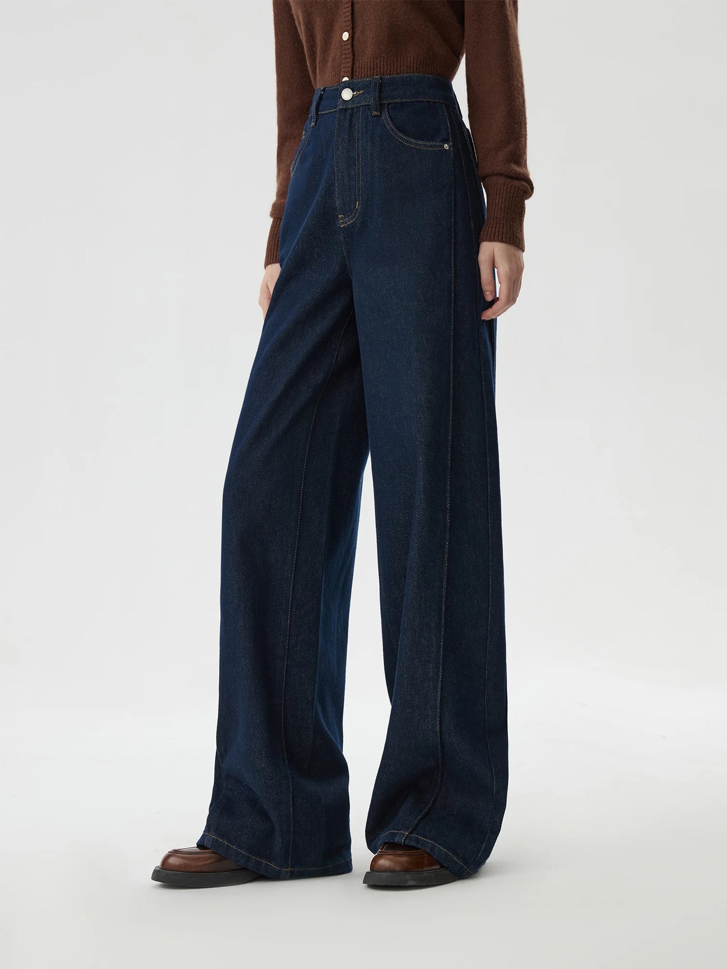 Dark Wash Wide Leg Jeans