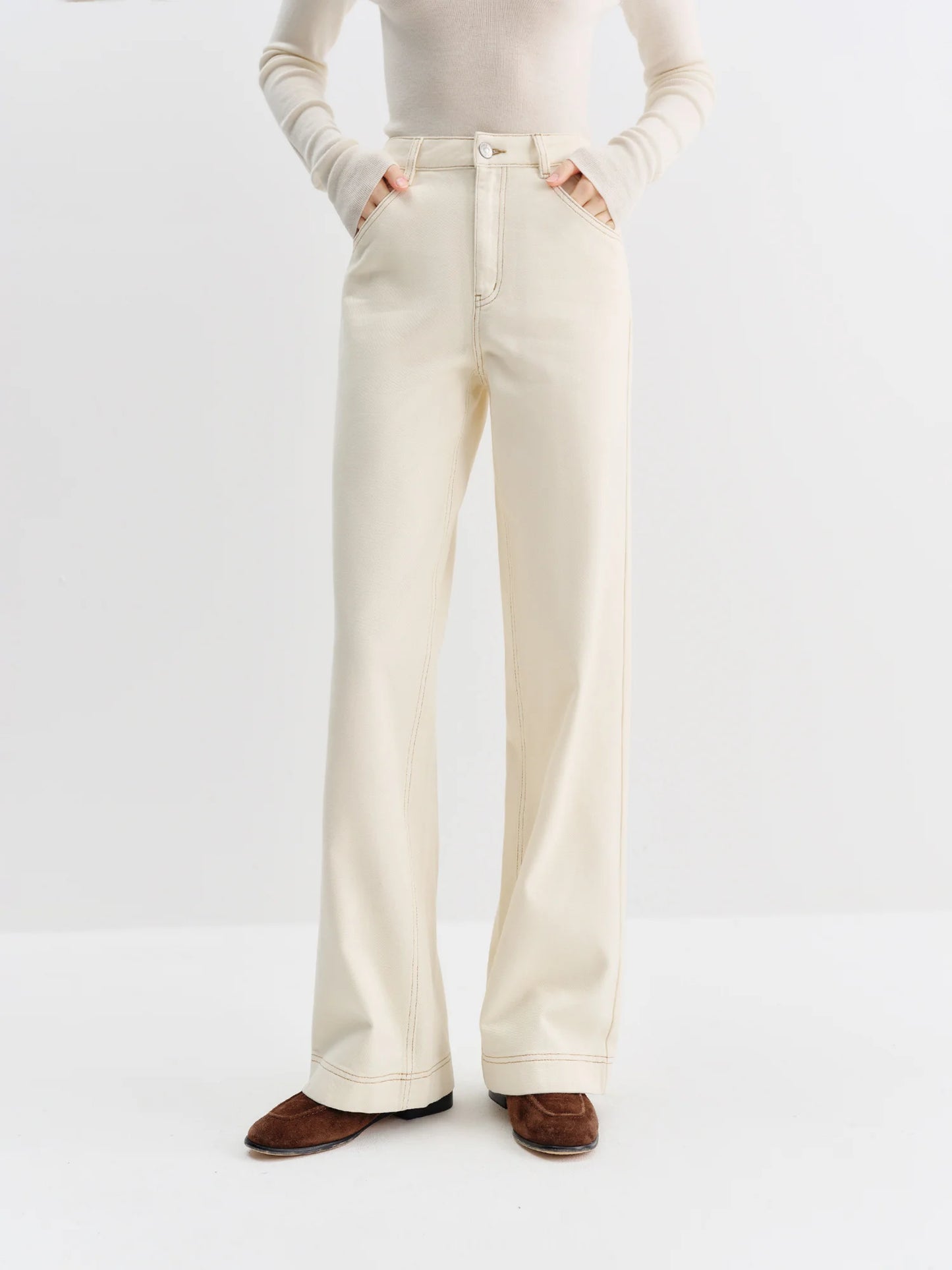Dark Indigo Straight Leg Jeans