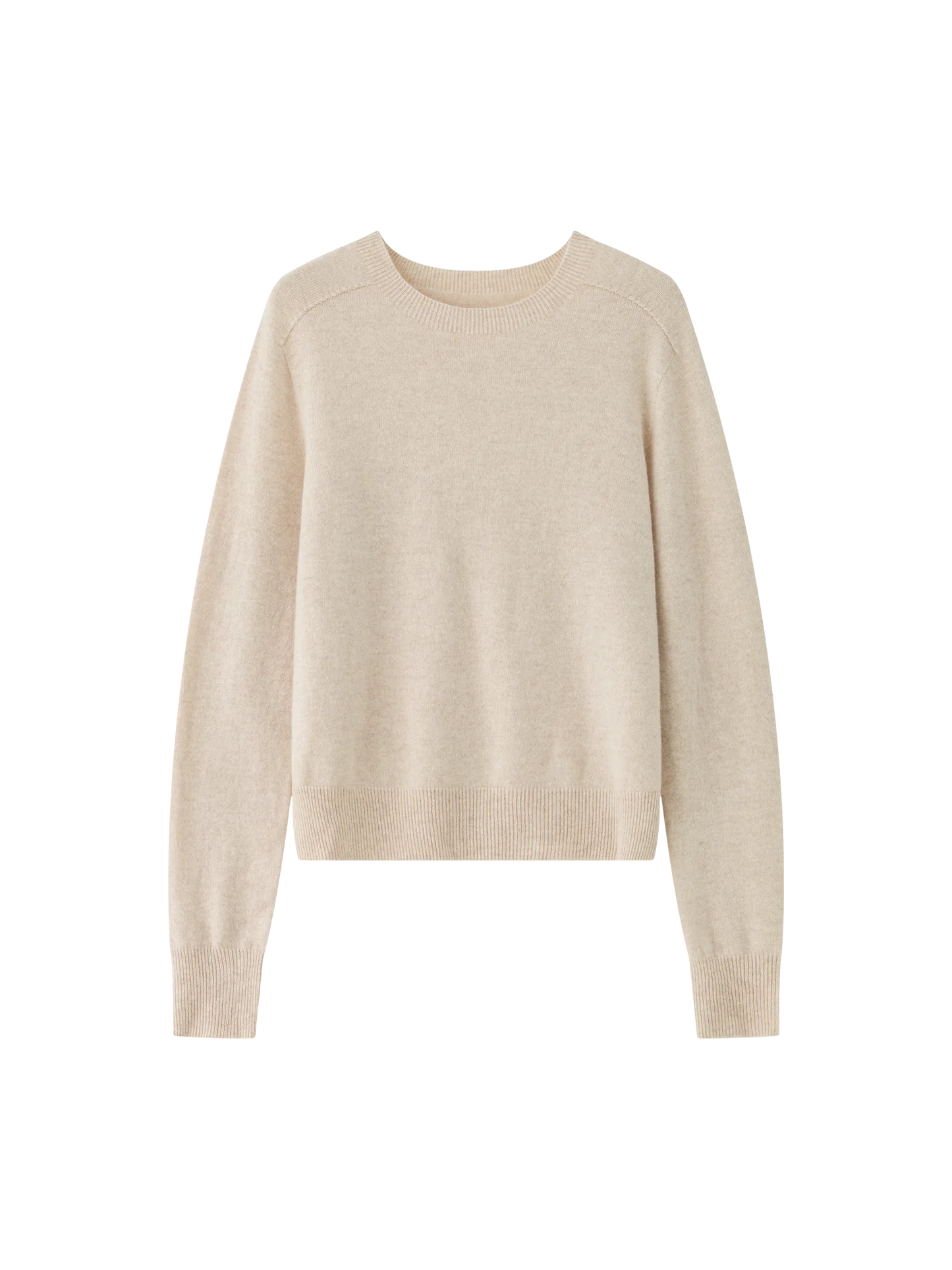 Powder Blue Crew Neck Knit Top