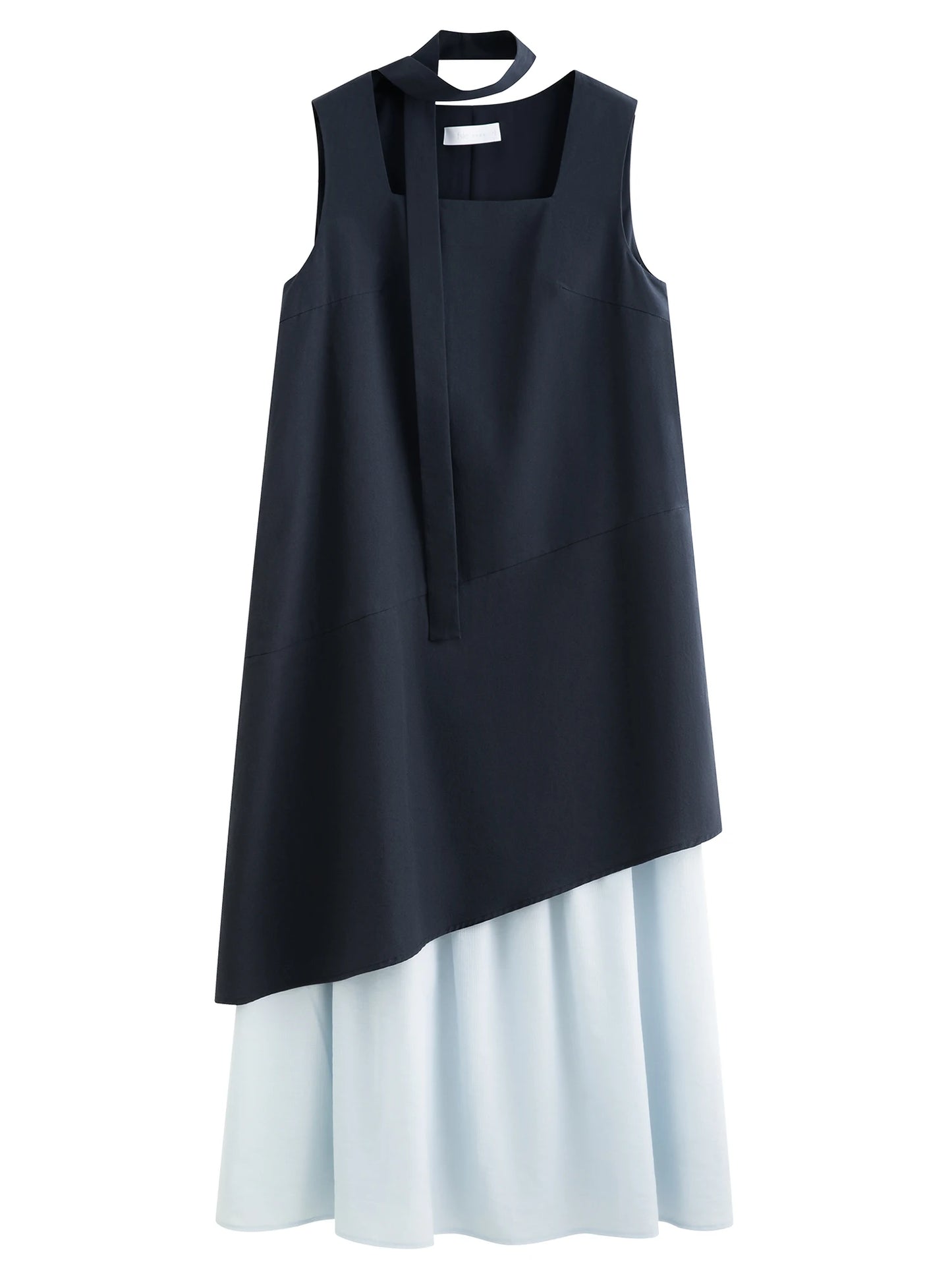 Butter Yellow Layered Sleeveless Maxi Dress