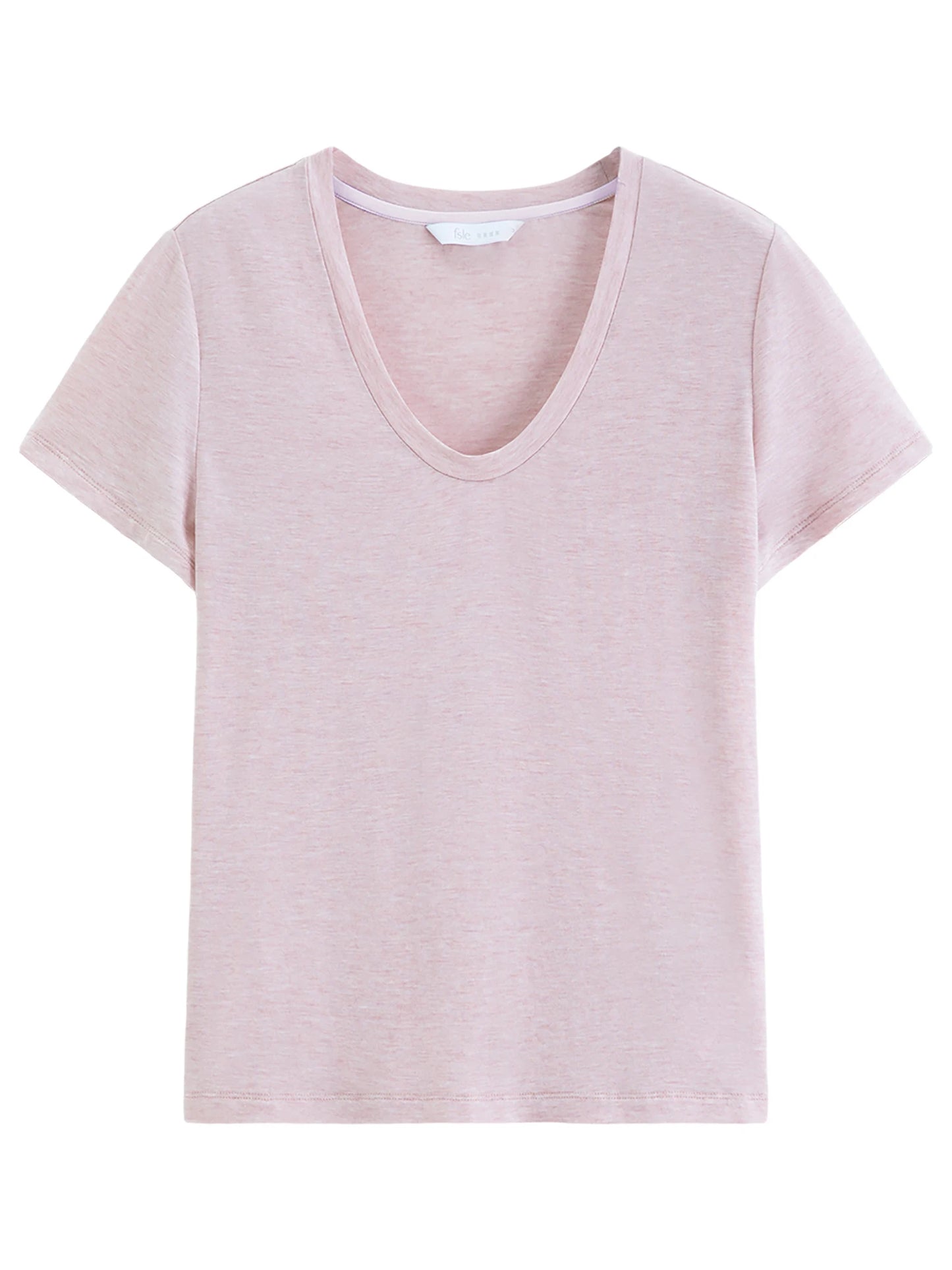 Charcoal Structured Shoulder Cotton Tee