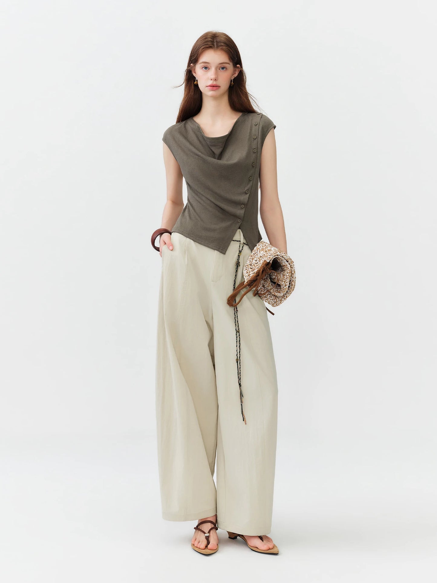Black High Rise Balloon Pants