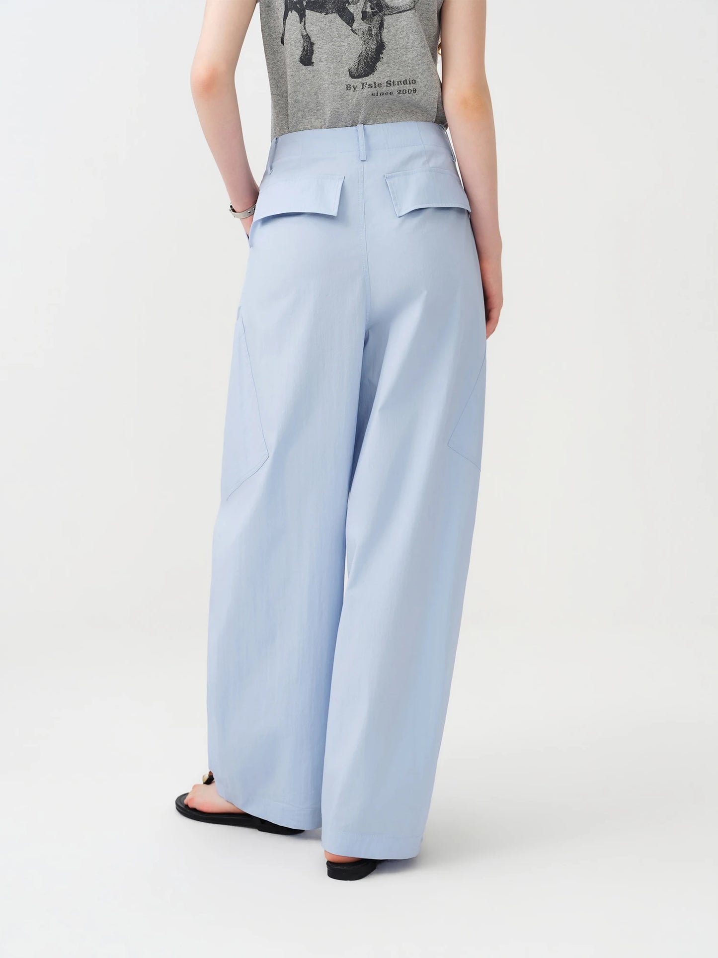 Burgundy Relaxed Balloon Pants