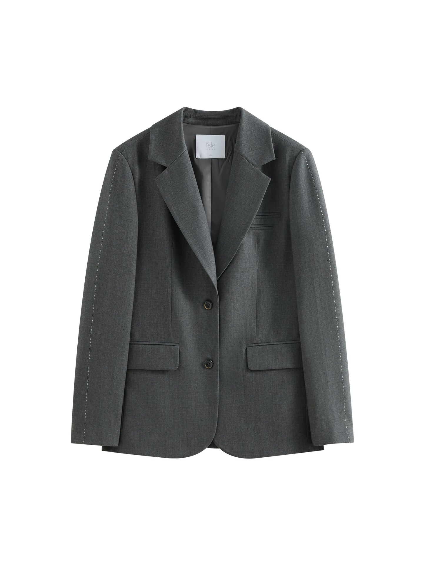 Blush Single Button Tailored Blazer