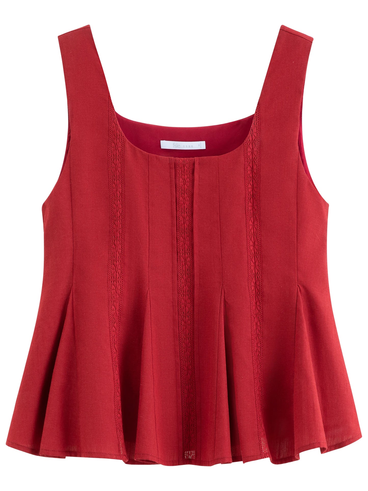 Butter Yellow Peplum Tank Top