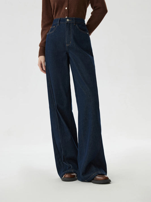 Dark Wash Wide Leg Jeans