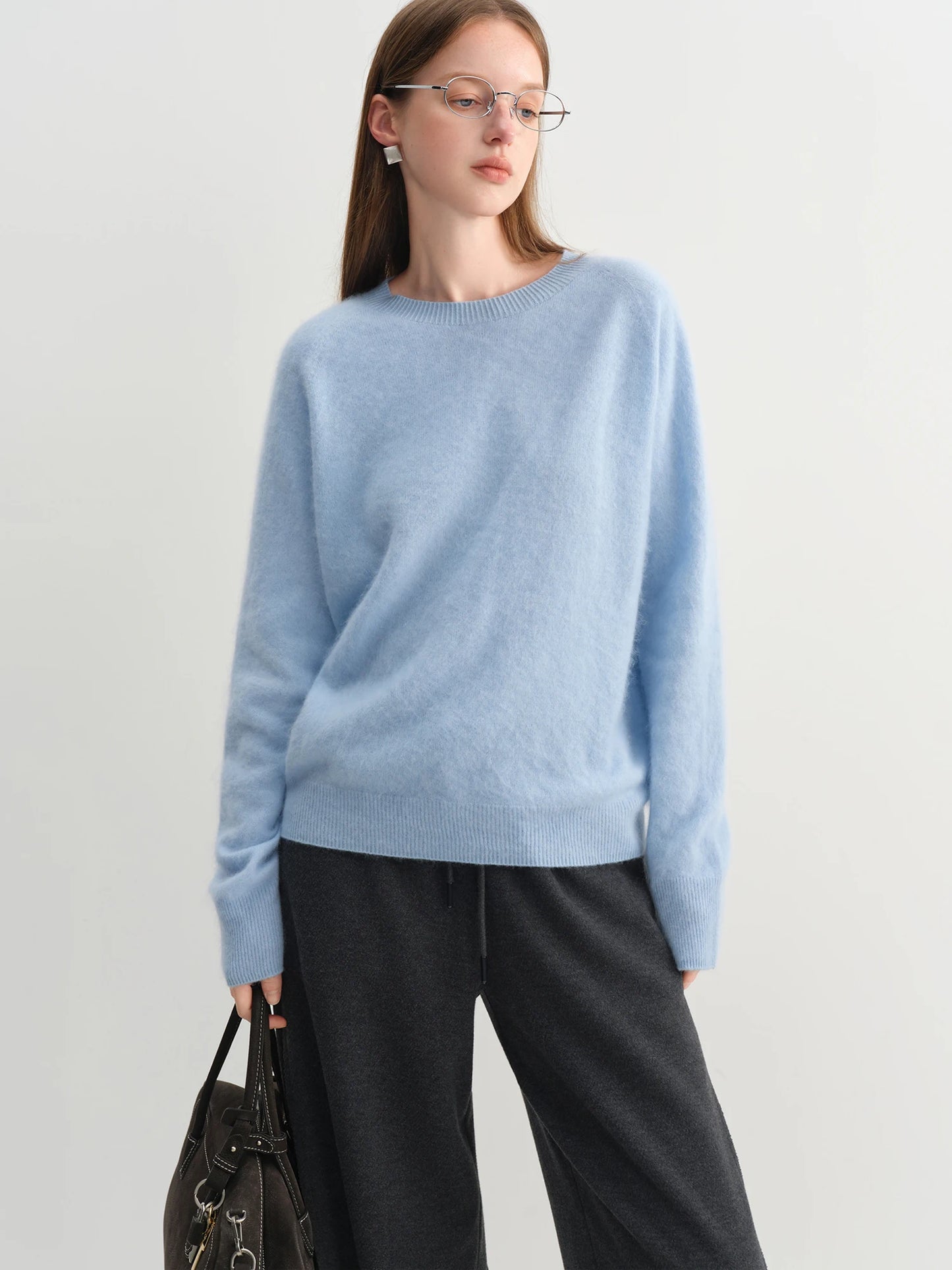 Butter Yellow Crew Neck Knit Sweater
