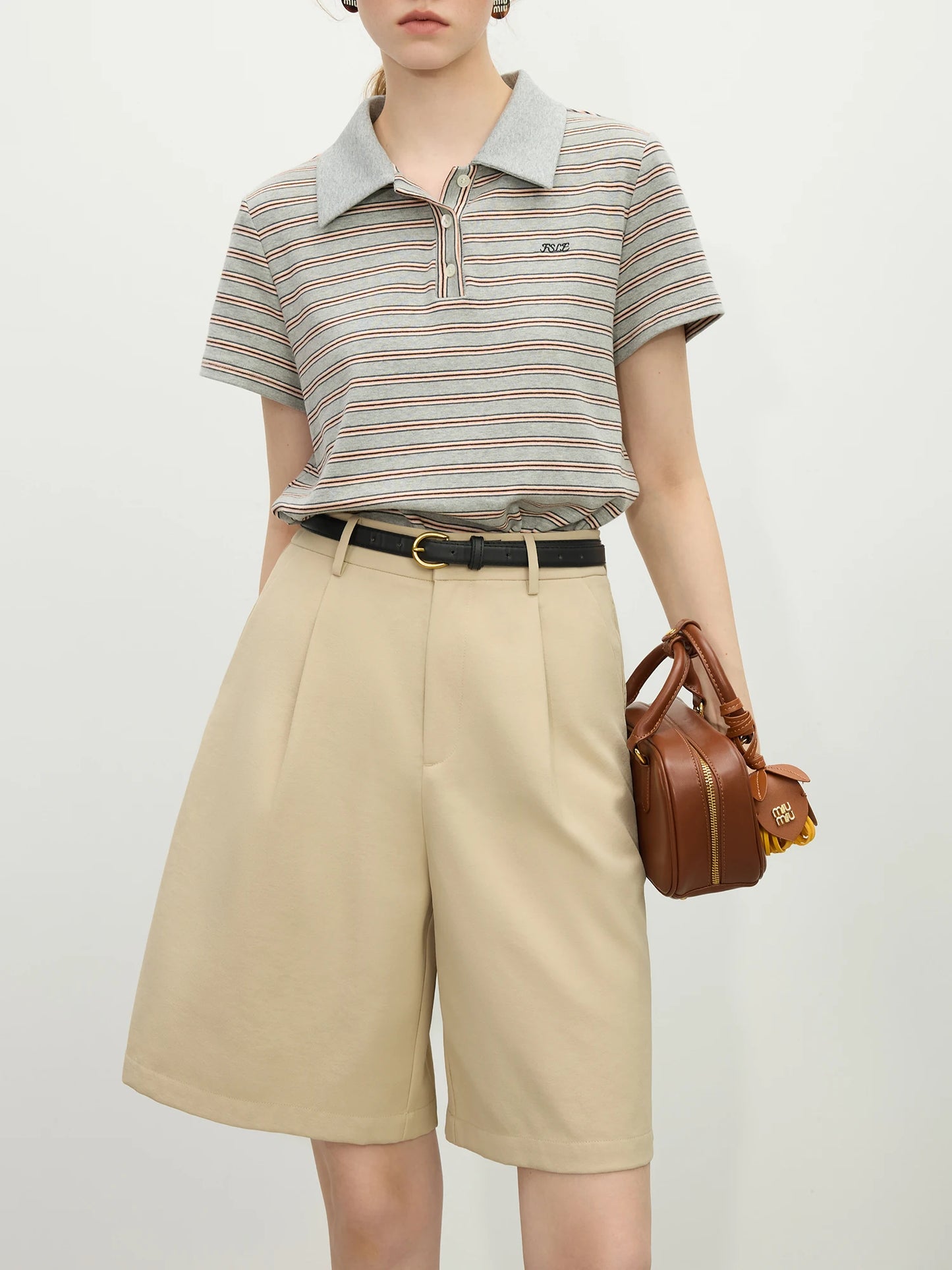 Navy Contrast Collar Polo Shirt